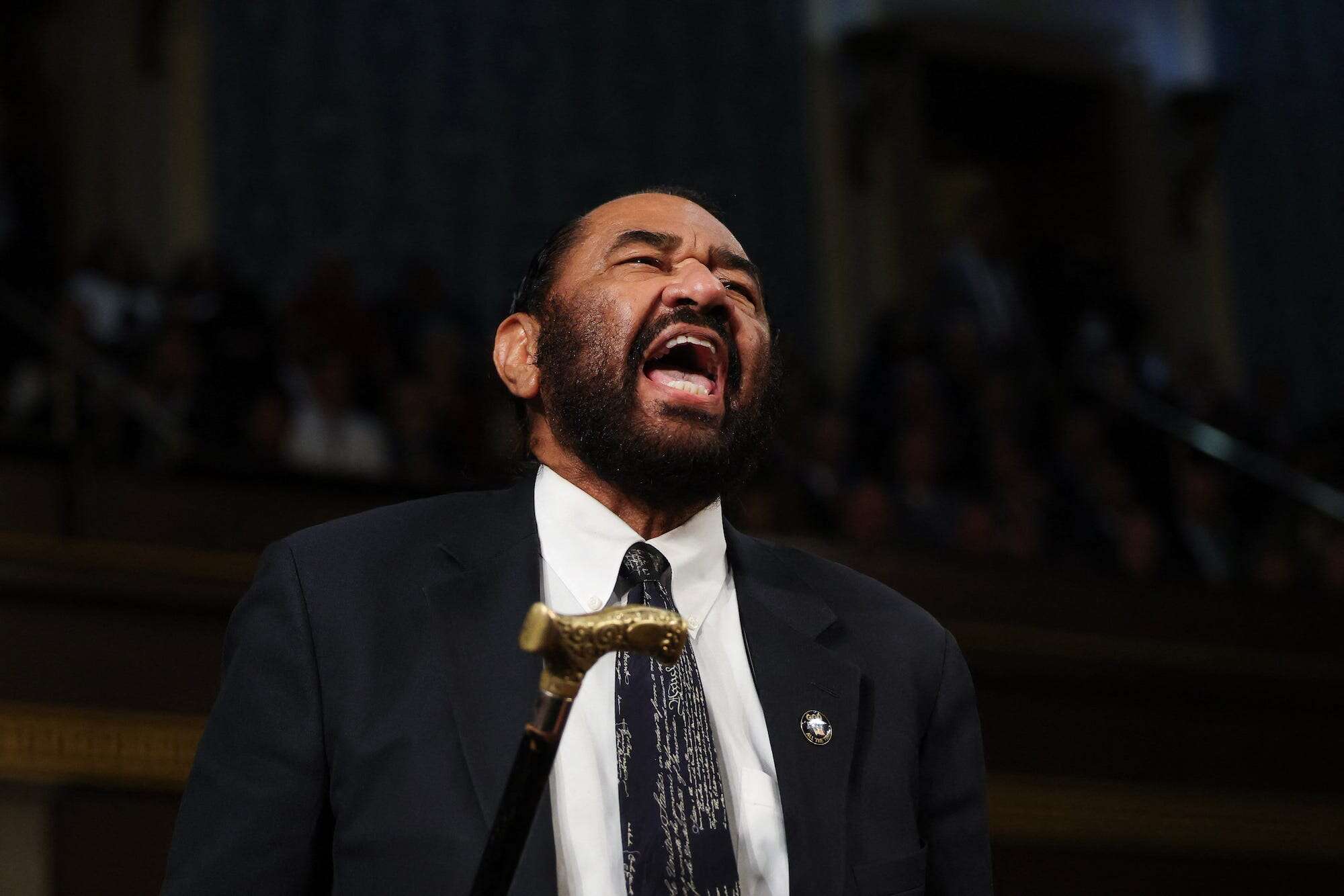 'It's worth it': Rep. Al Green gets tossed out of Trump's speech to Congress over Medicaid protest