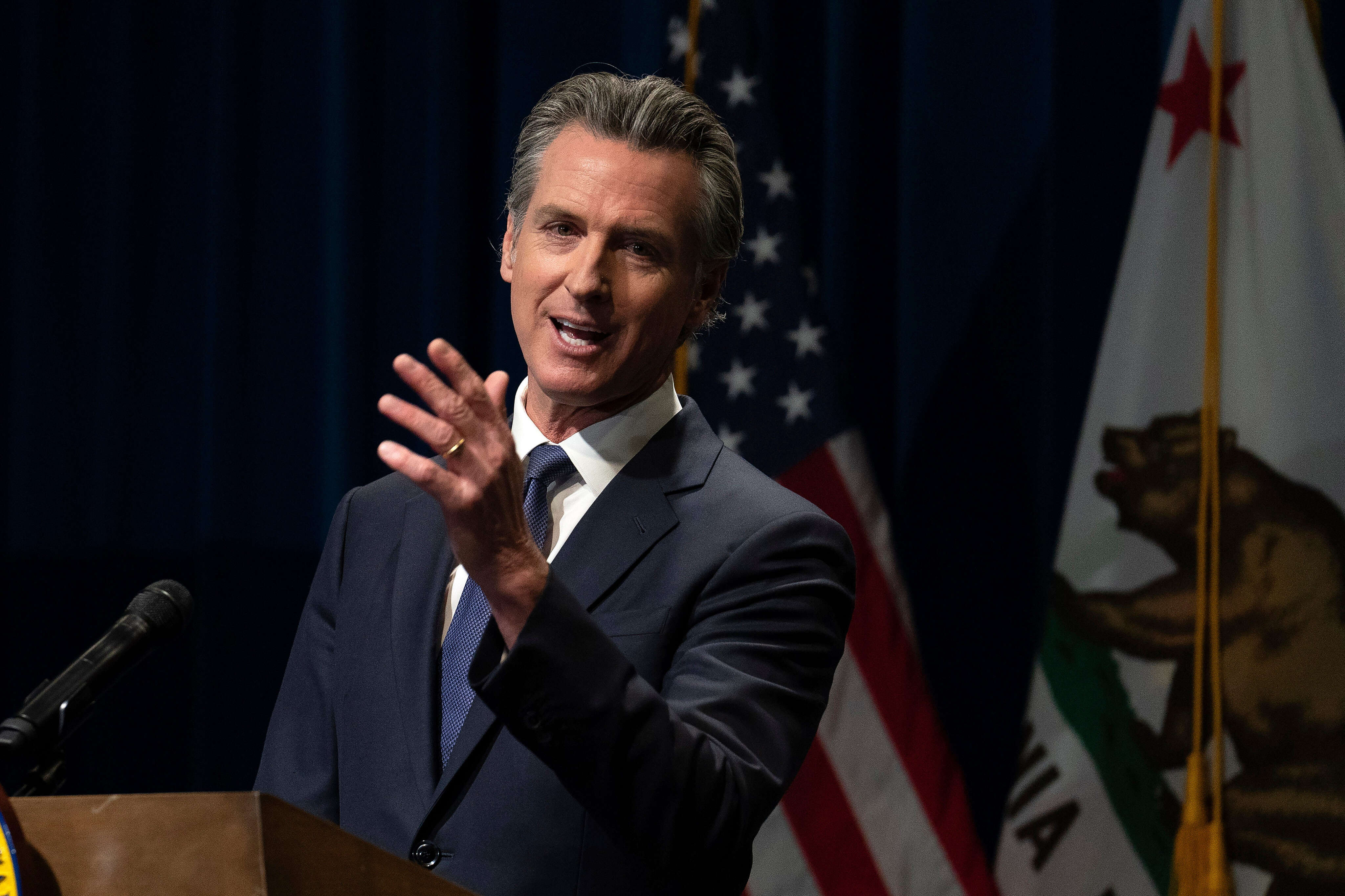 California put up its fast-food wage to $20. Its governor is adamant it's not causing employment to fall.