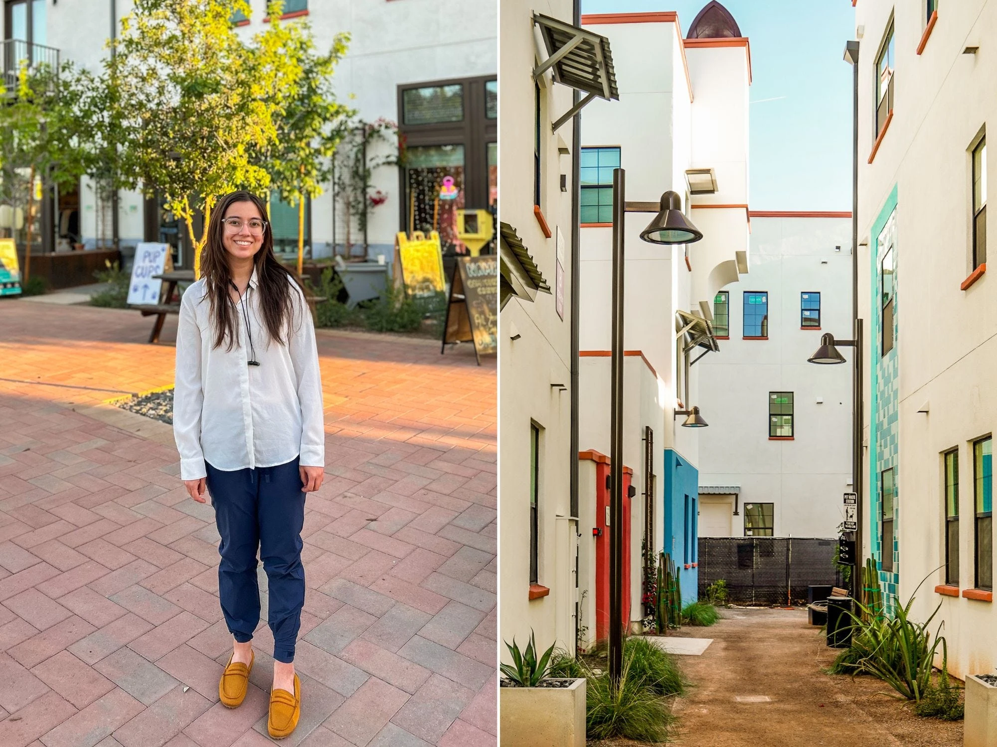 I visited a car-free neighborhood in Arizona and was surprised that it felt 15 degrees cooler than the surrounding blocks