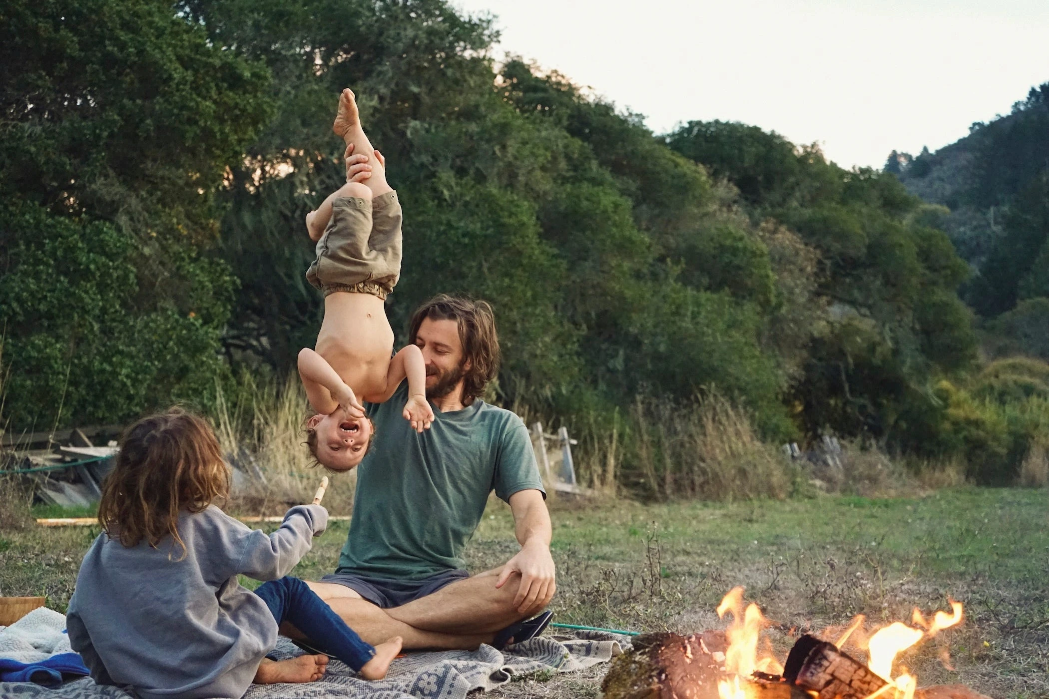A longevity researcher who lived in the forest for 3 years says he shaved a decade off his biological age — and his family loved the lifestyle