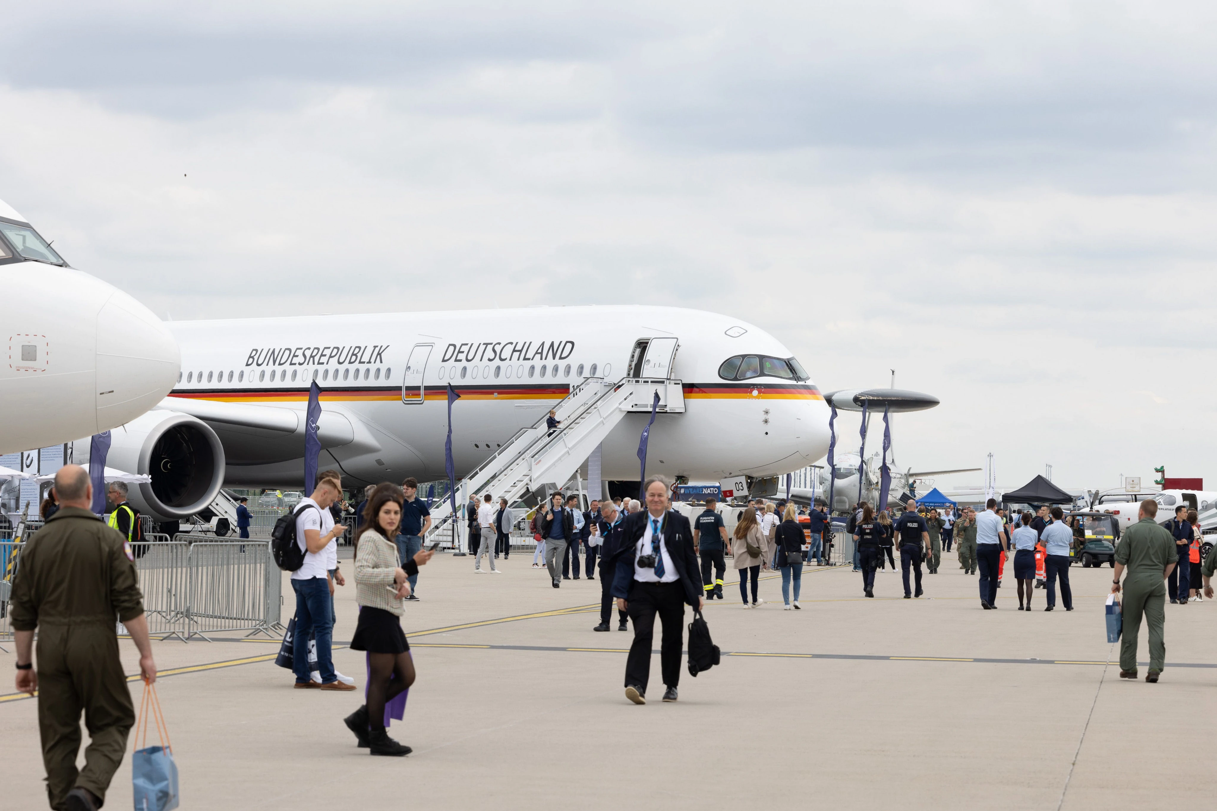 Germany received its third VIP Airbus A350 plane, which replaced the country's old fleet of unreliable A340s