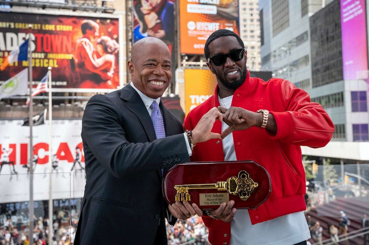 A year ago, Eric Adams gave Diddy a key to the city. They were both charged with crimes this month.