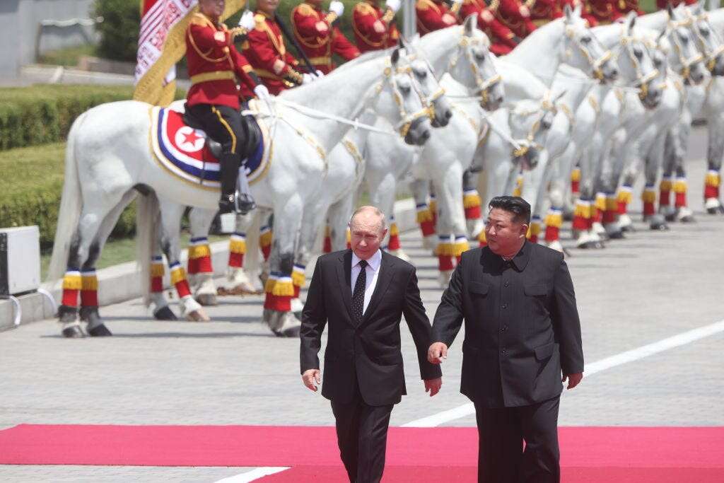 Putin gifted Kim Jong Un 24 purebred horses as payment for the artillery shells North Korea sent to Russia: report       