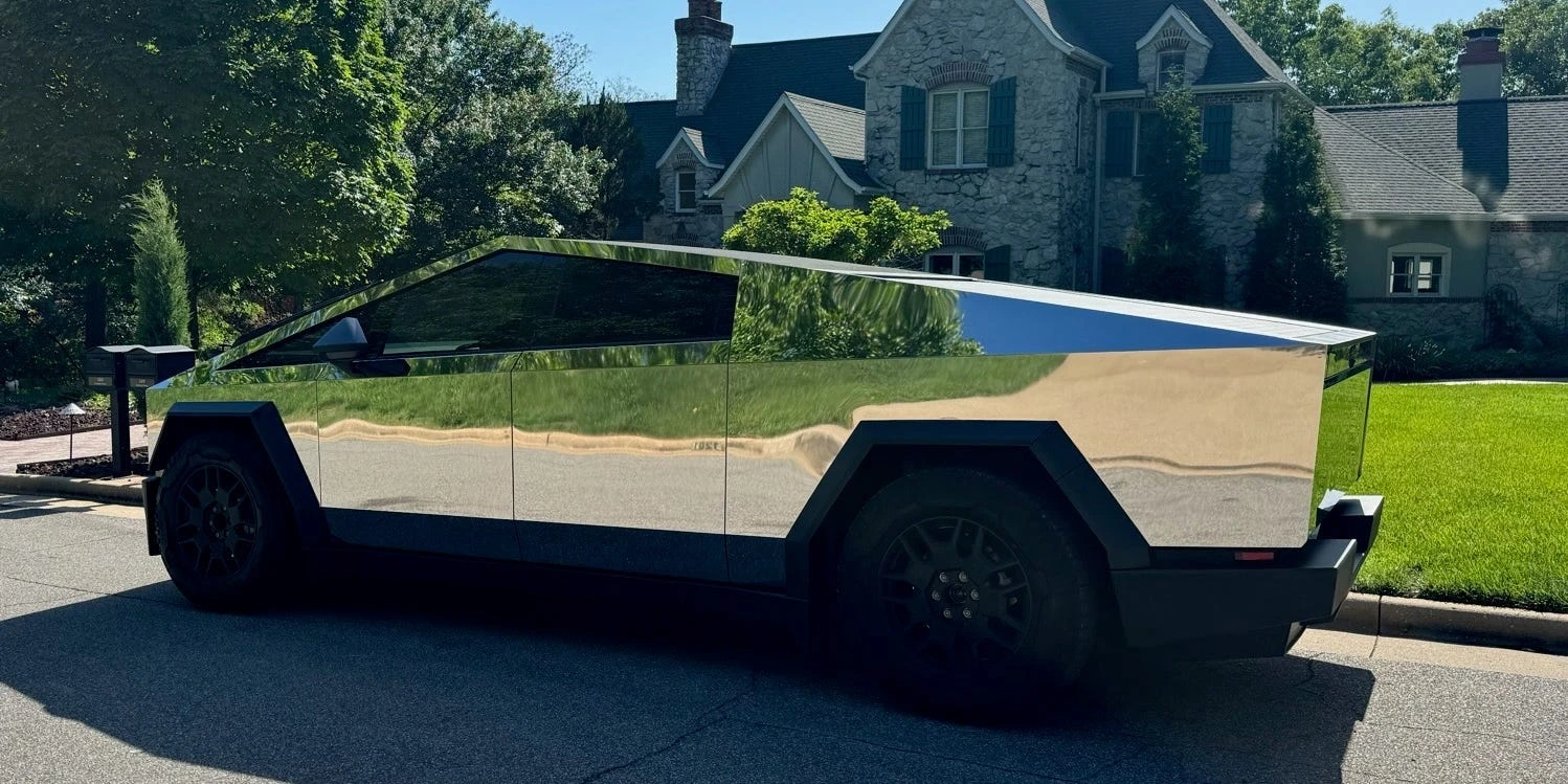 A Cybertruck owner says fingerprints aren't a problem if you polish the exterior to a mirrorlike finish