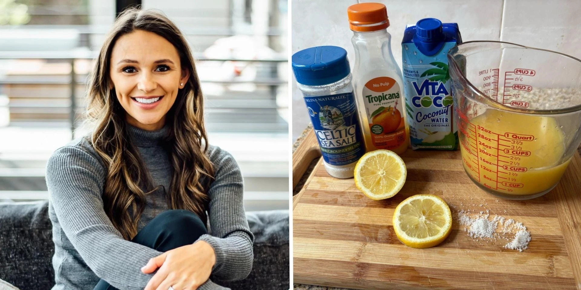 Make your own electrolyte drink at home using this simple 4-ingredient recipe from a sports nutritionist
