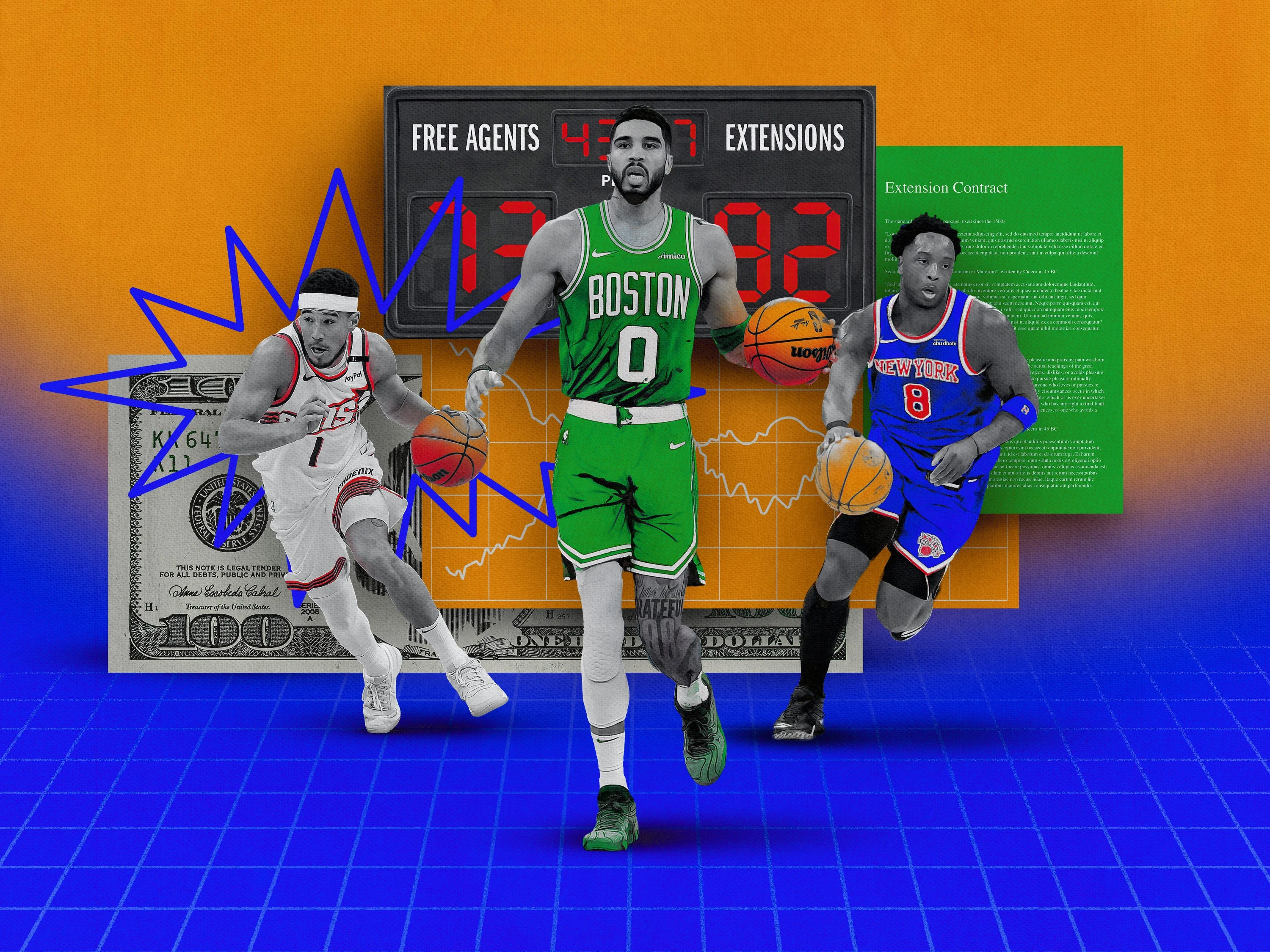 NBA players are becoming the richest athletes by forgoing traditional free-agency leverage