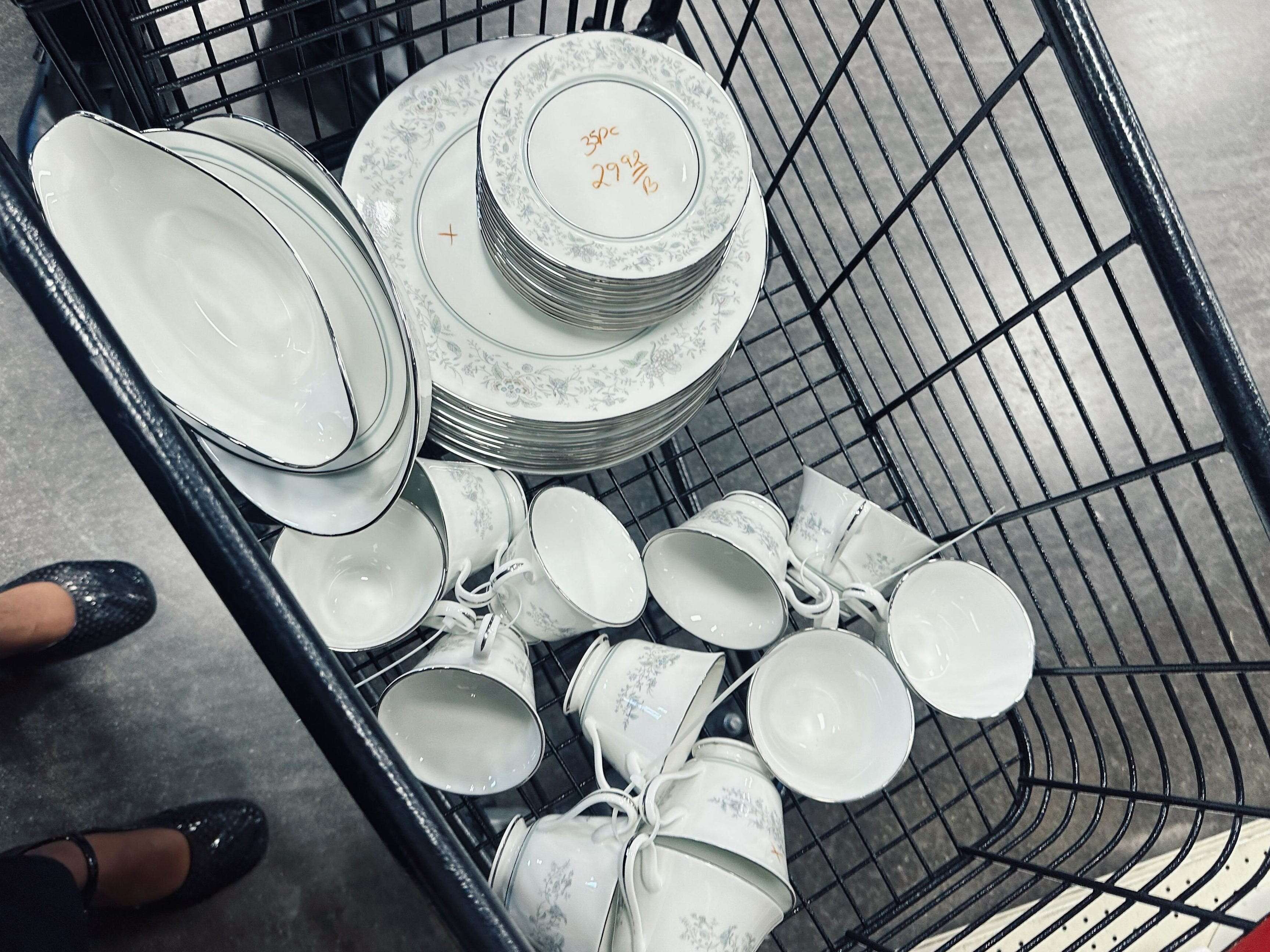 I paid $65 for a giant collection of vintage dishes at a thrift store, then found out it's worth almost $1,000