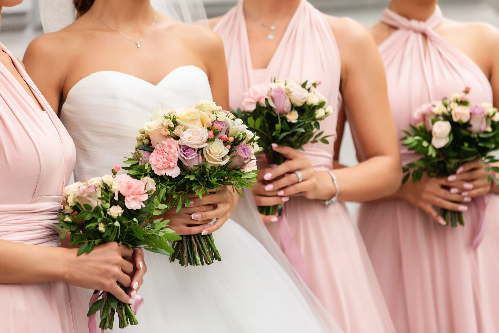 My family covered the bridesmaids' expenses at my daughters' weddings because it didn't seem right to ask the women to pay