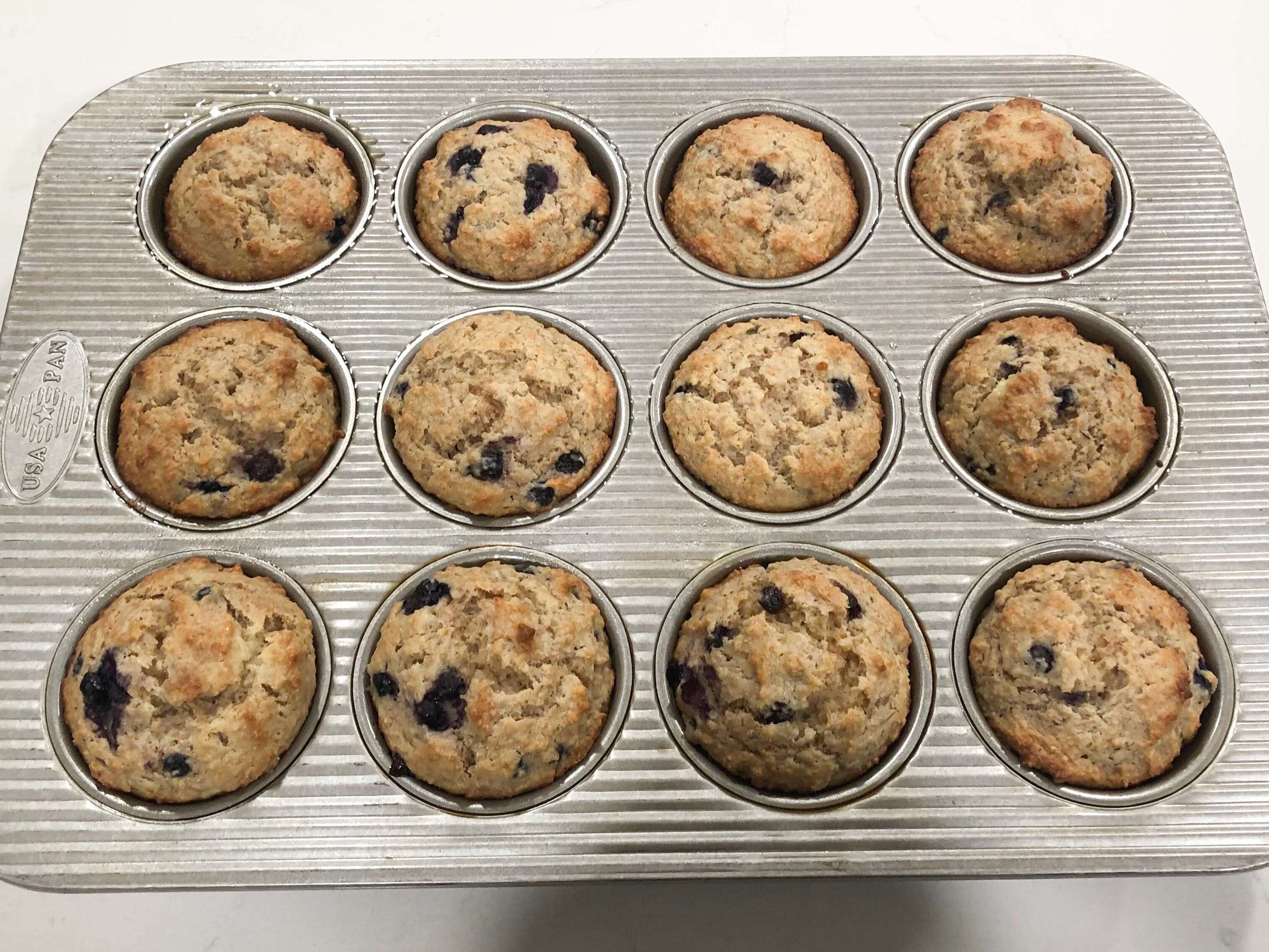 I was sick of my usual breakfast options, so I made Ina Garten's blueberry muffins. They were a hit with my whole family.