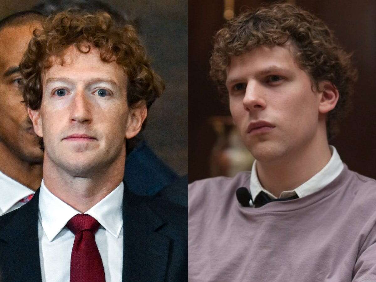 Jesse Eisenberg said he was driving to Facebook to see if he could meet Mark Zuckerberg, but was told to turn back for 'legal reasons'