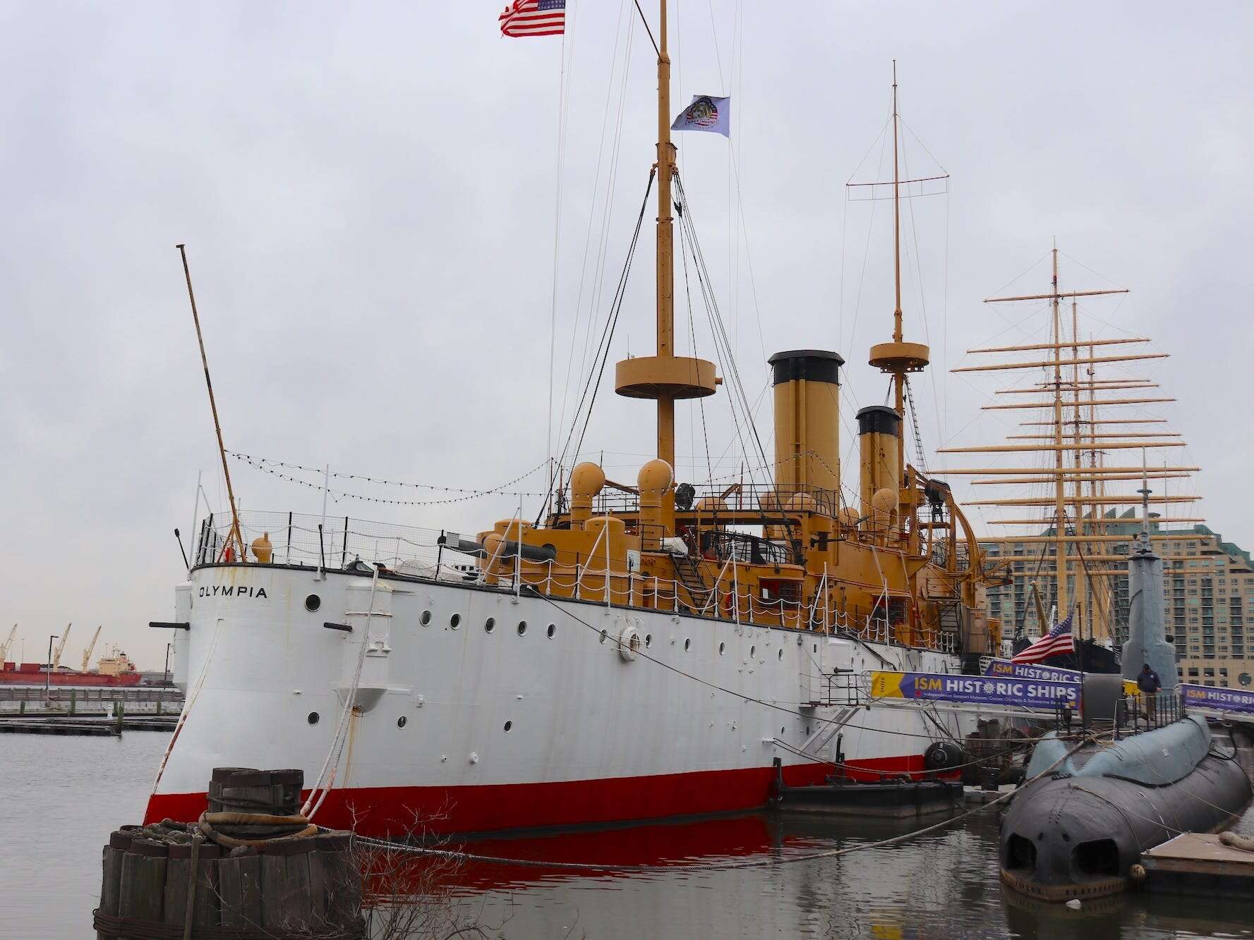 Climb aboard Olympia, the oldest steel warship still afloat in the world