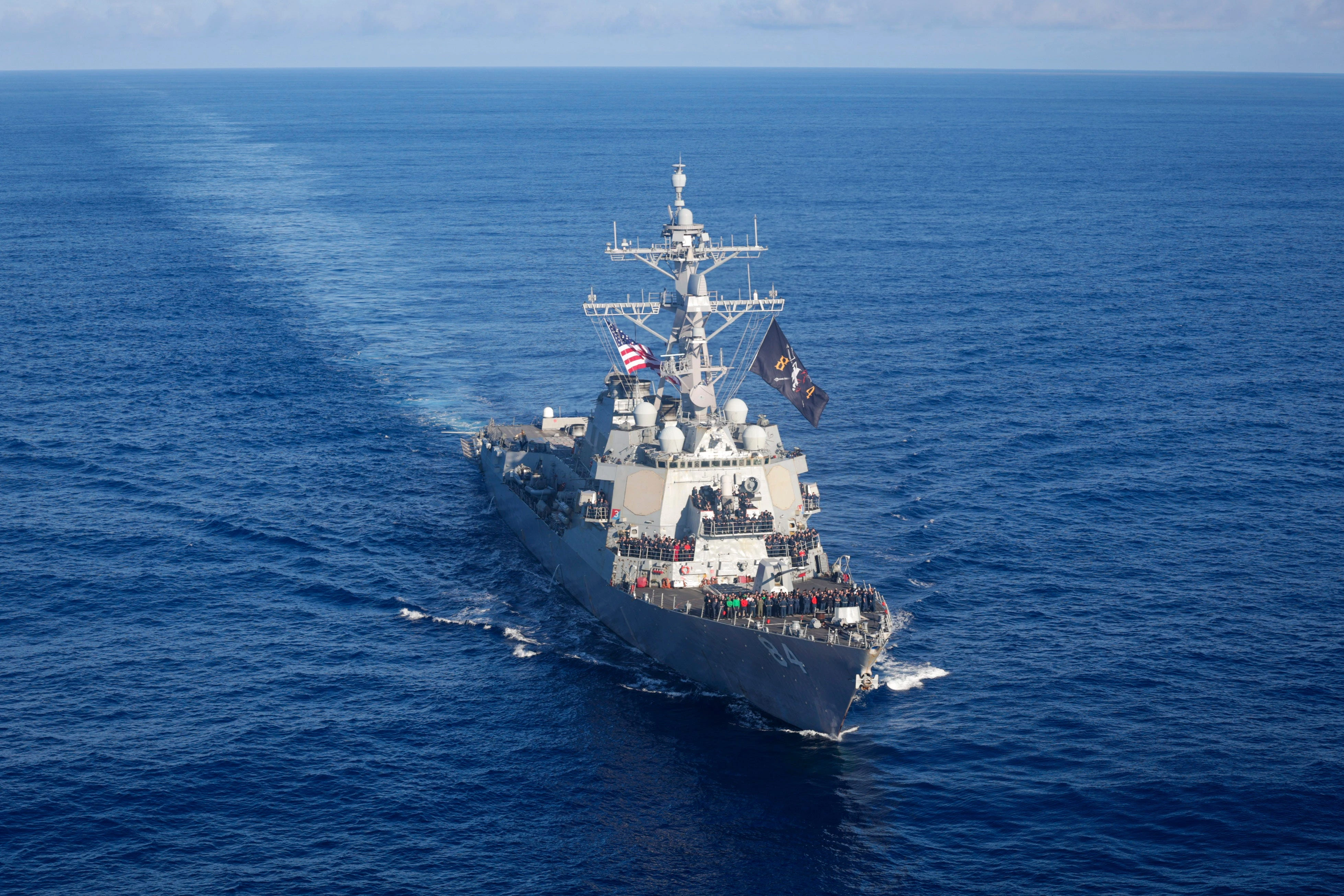A US warship just joined up with NATO's new mission to blunt undersea sabotage for the first time