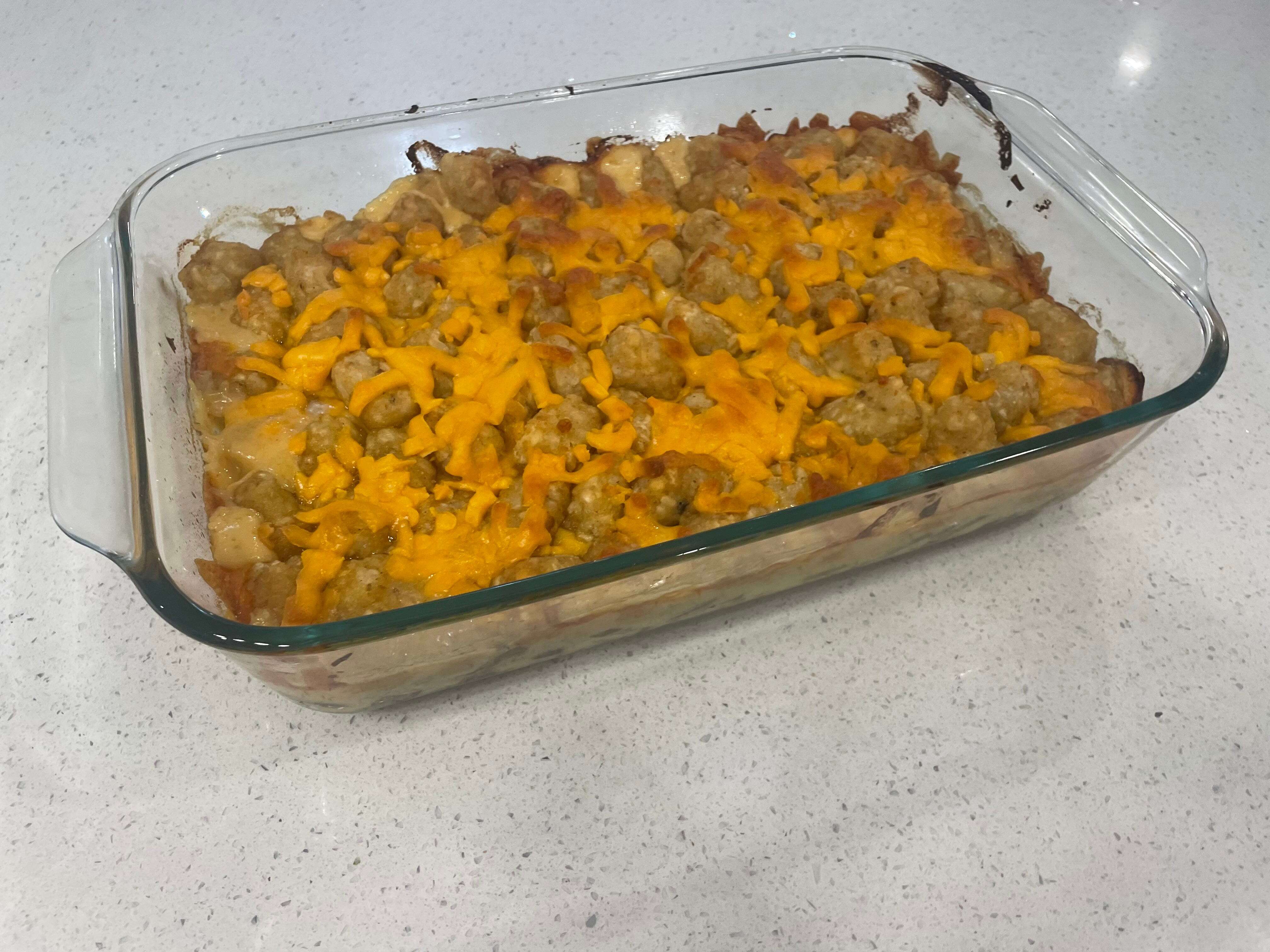 I made Tim Walz's Turkey Trot Tater-Tot Hotdish ahead of his debate with JD Vance. Here's how to prepare the easy meal.