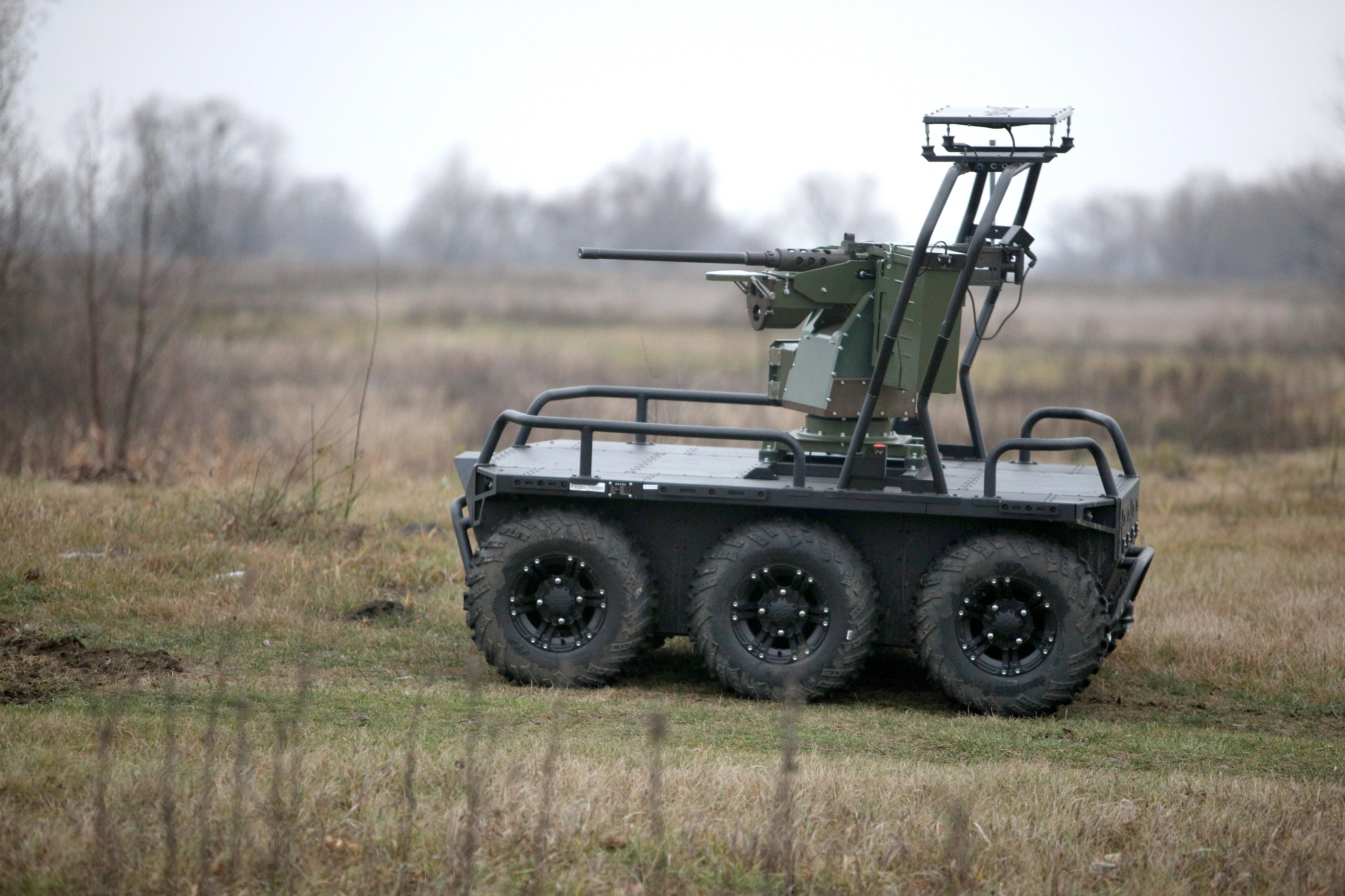Ukraine said it captured a Russian position using only ground robots and drones, no infantry, for the first time
