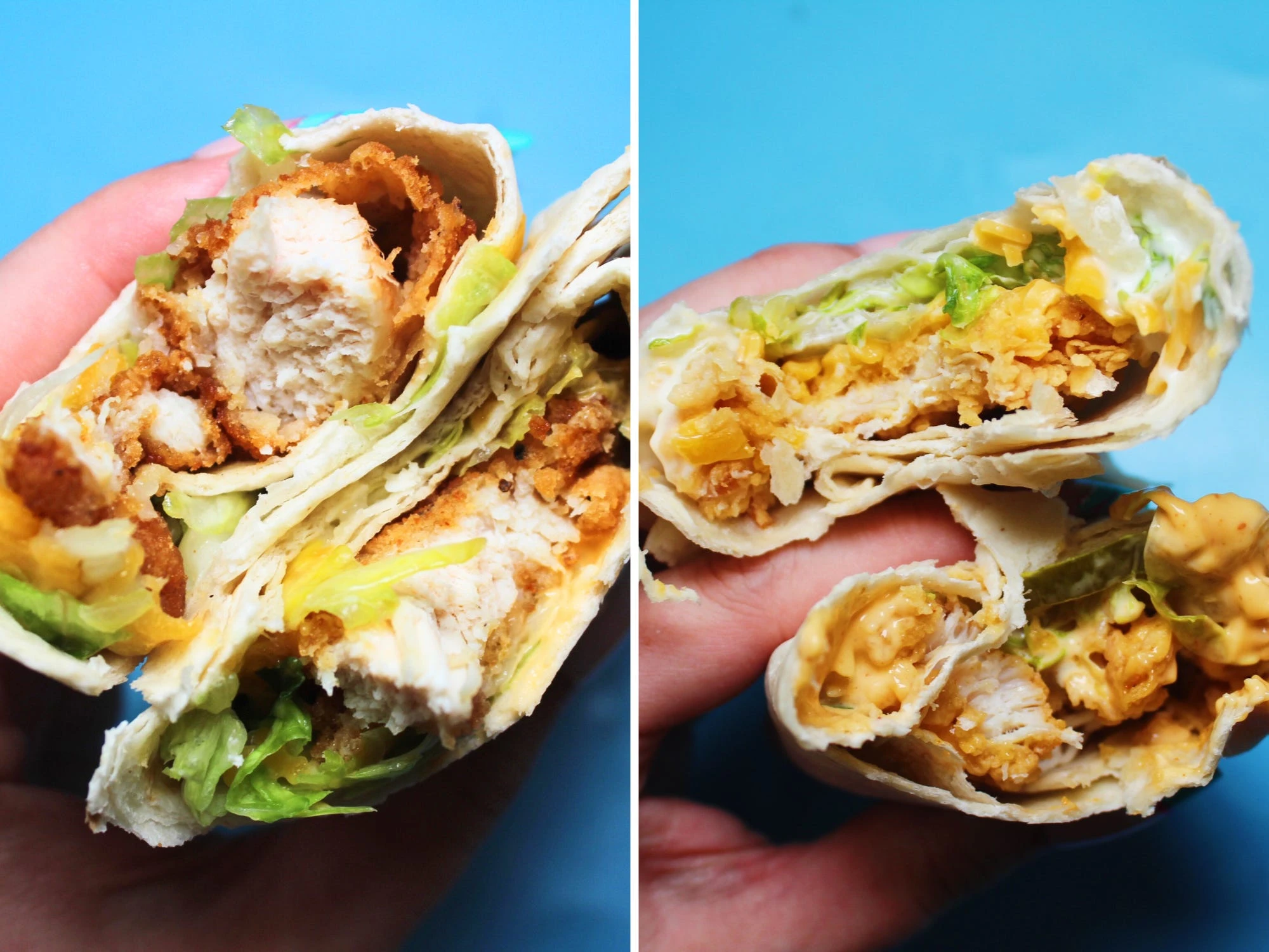 I compared McDonald's long-awaited Snack Wraps with Popeyes' chicken wraps. Both were delicious, but one is poised to win the wrap battle.