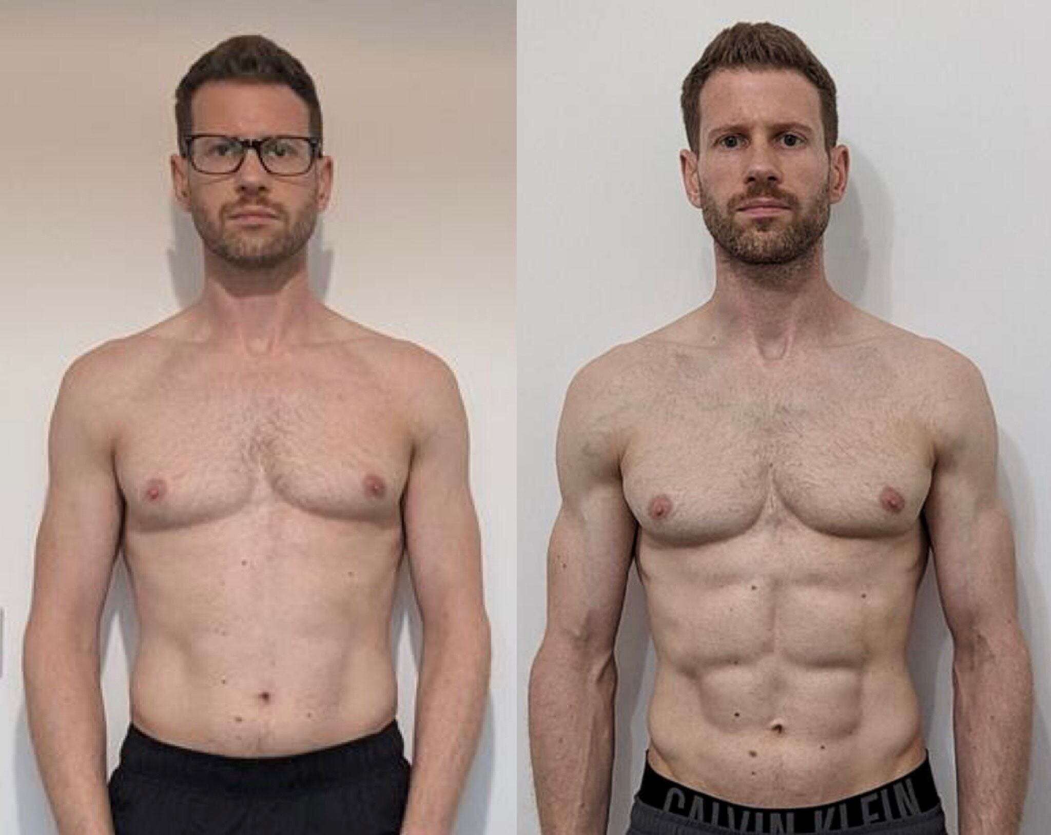 A 41-year-old transformed his body with 2 diet changes and 1 simple workout technique 