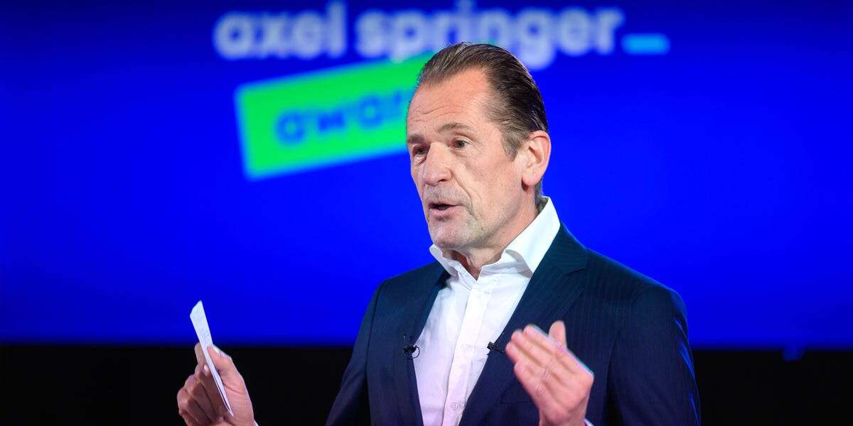 Axel Springer CEO talks trade, Trump, AI, and the future of media