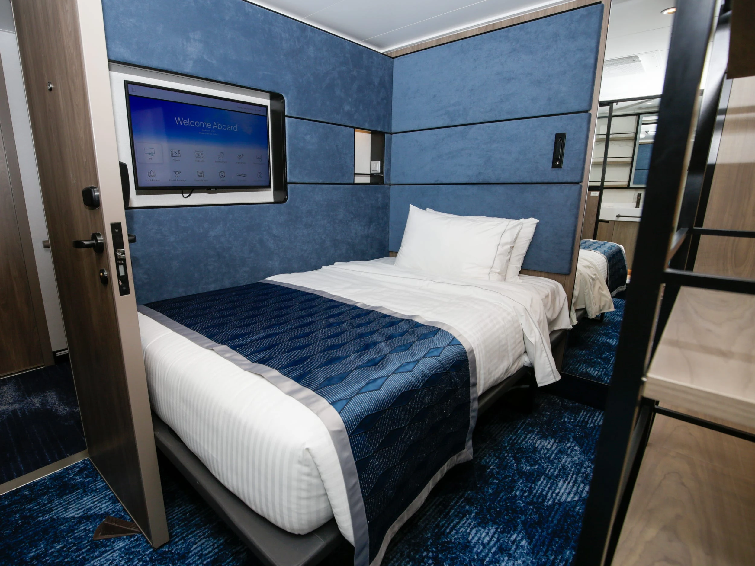 Norwegian is vying for solo travelers with these tiny $1,880 single-person cabins on its latest giant cruise ship
