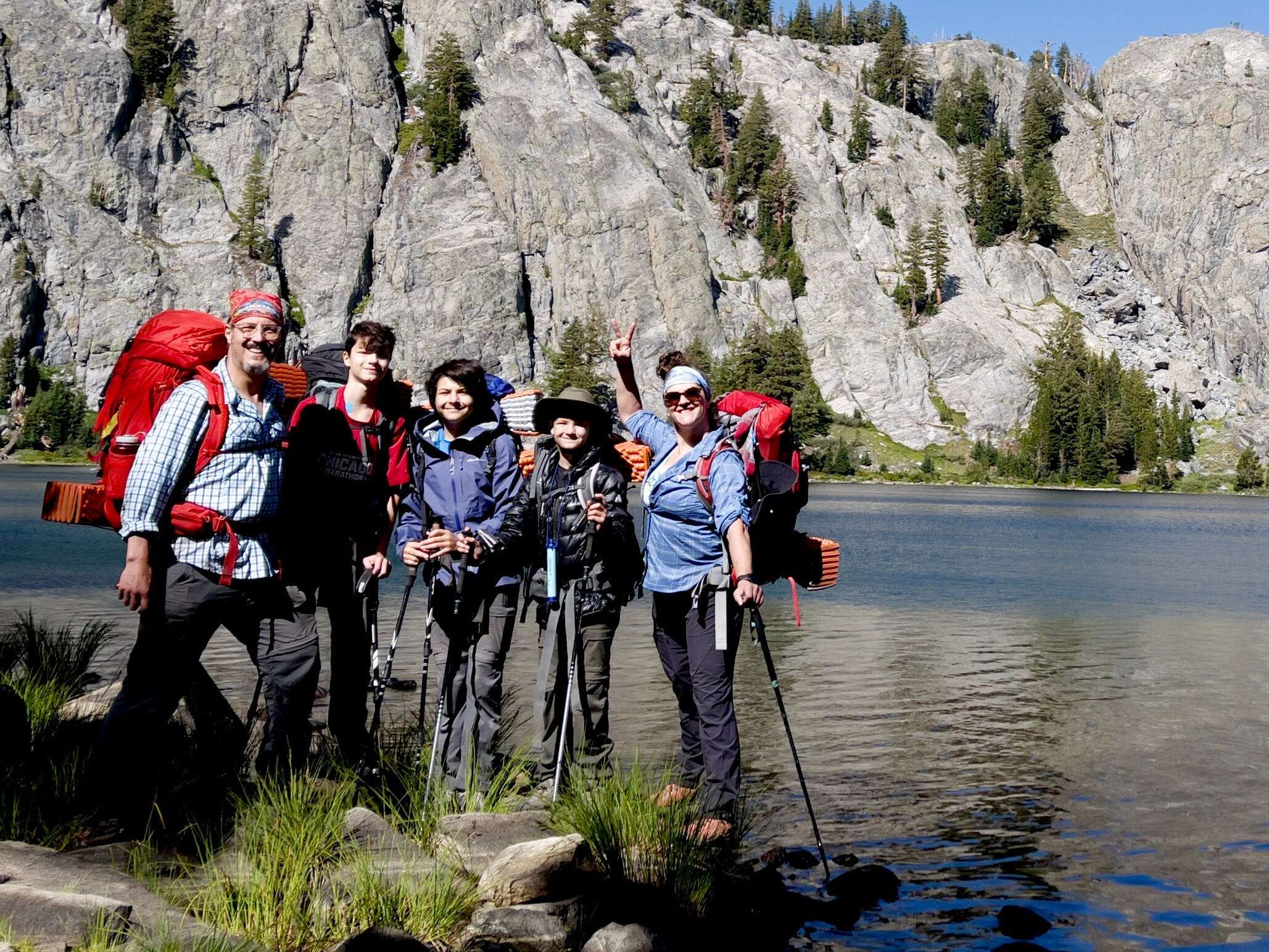 I forced my kids to go on a 70-mile hike with me in California. It taught them what they're capable of.