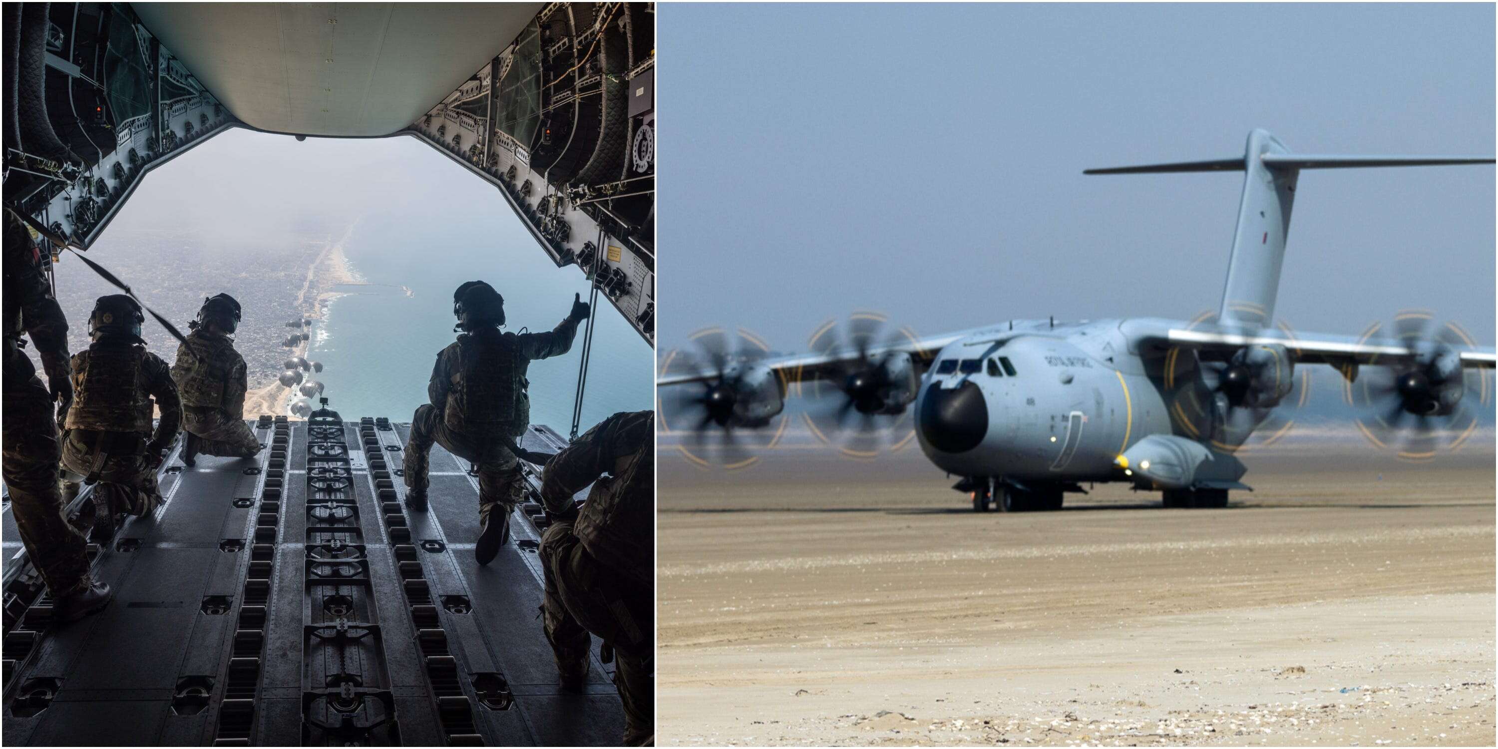 See inside the Airbus A400M Atlas military plane made famous by Tom Cruise that can carry helicopters and land on beaches