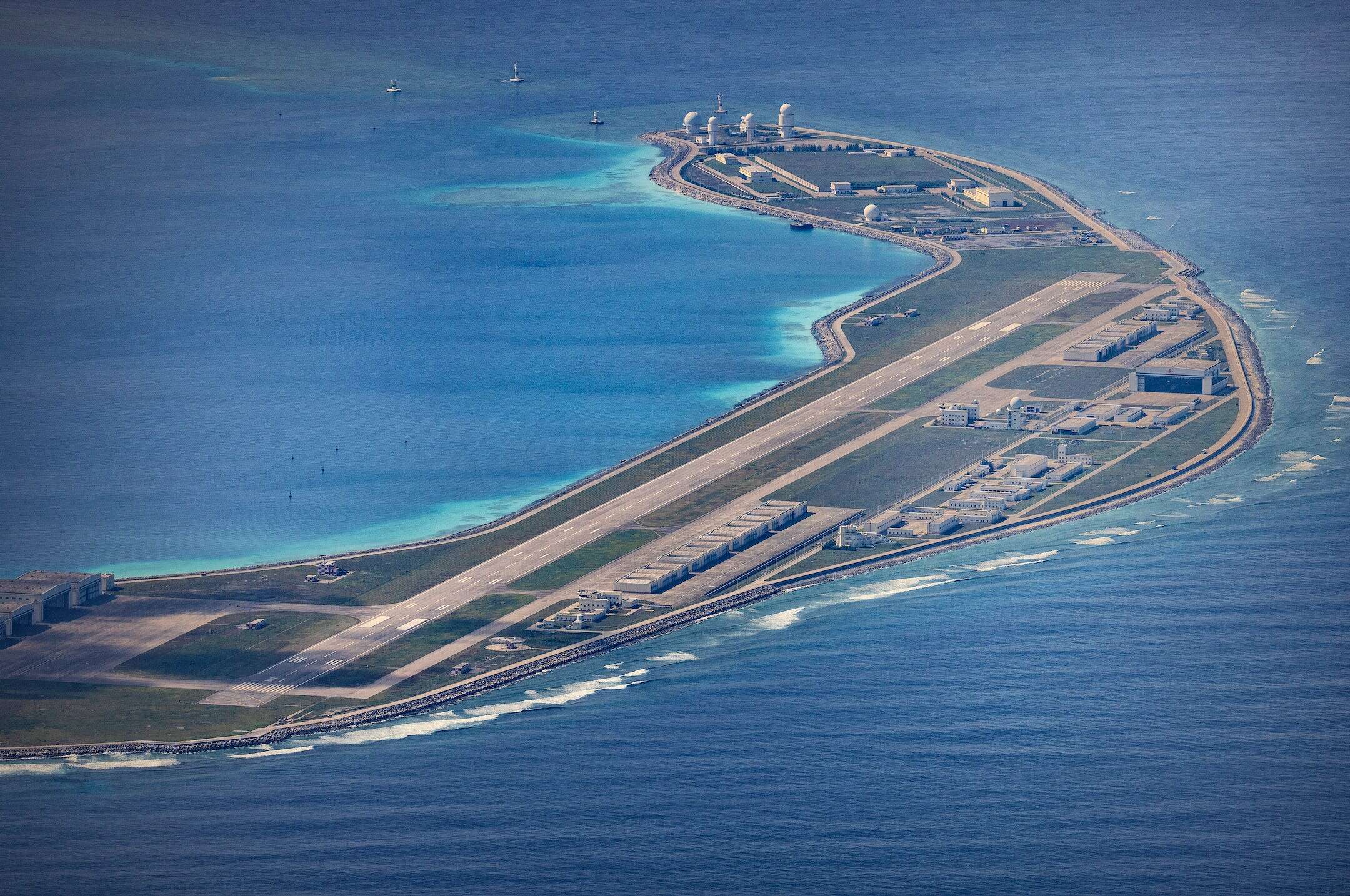 Photo hints a big US Air Force Reaper drone competition was focused on one of China's fake islands in the South China Sea