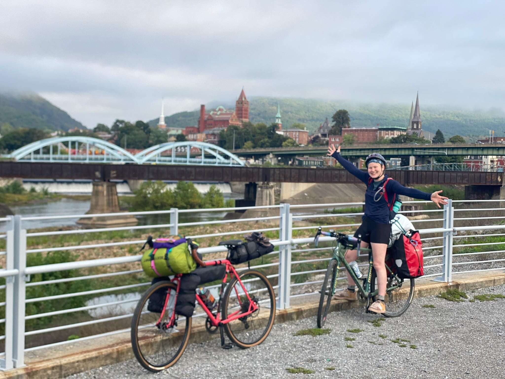 I spent a week 'bikepacking' over 330 miles from Pittsburgh to DC. The solo journey was challenging, but I'd absolutely do it again. 