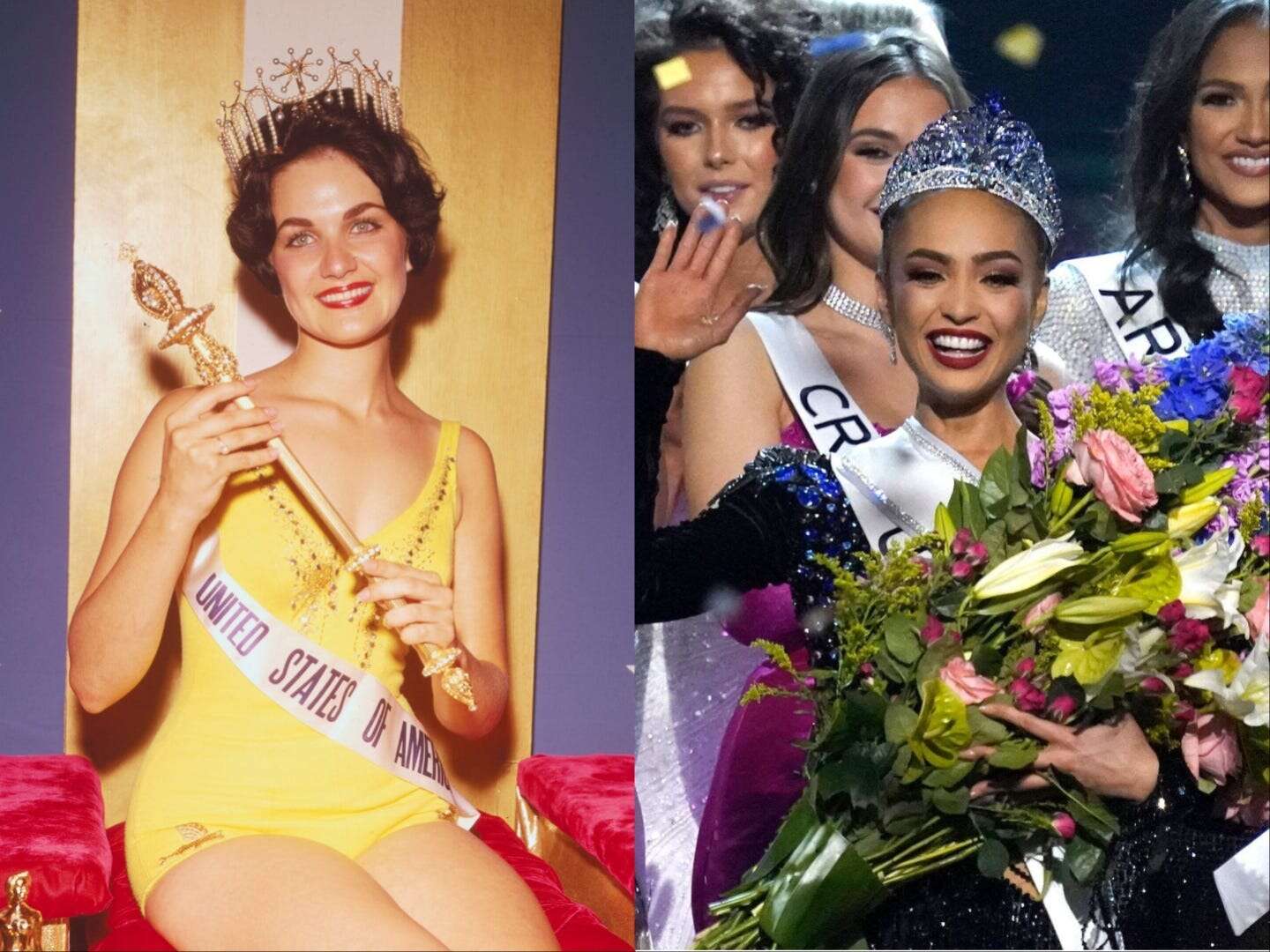 Every American woman who has won the Miss Universe pageant throughout its 73-year history