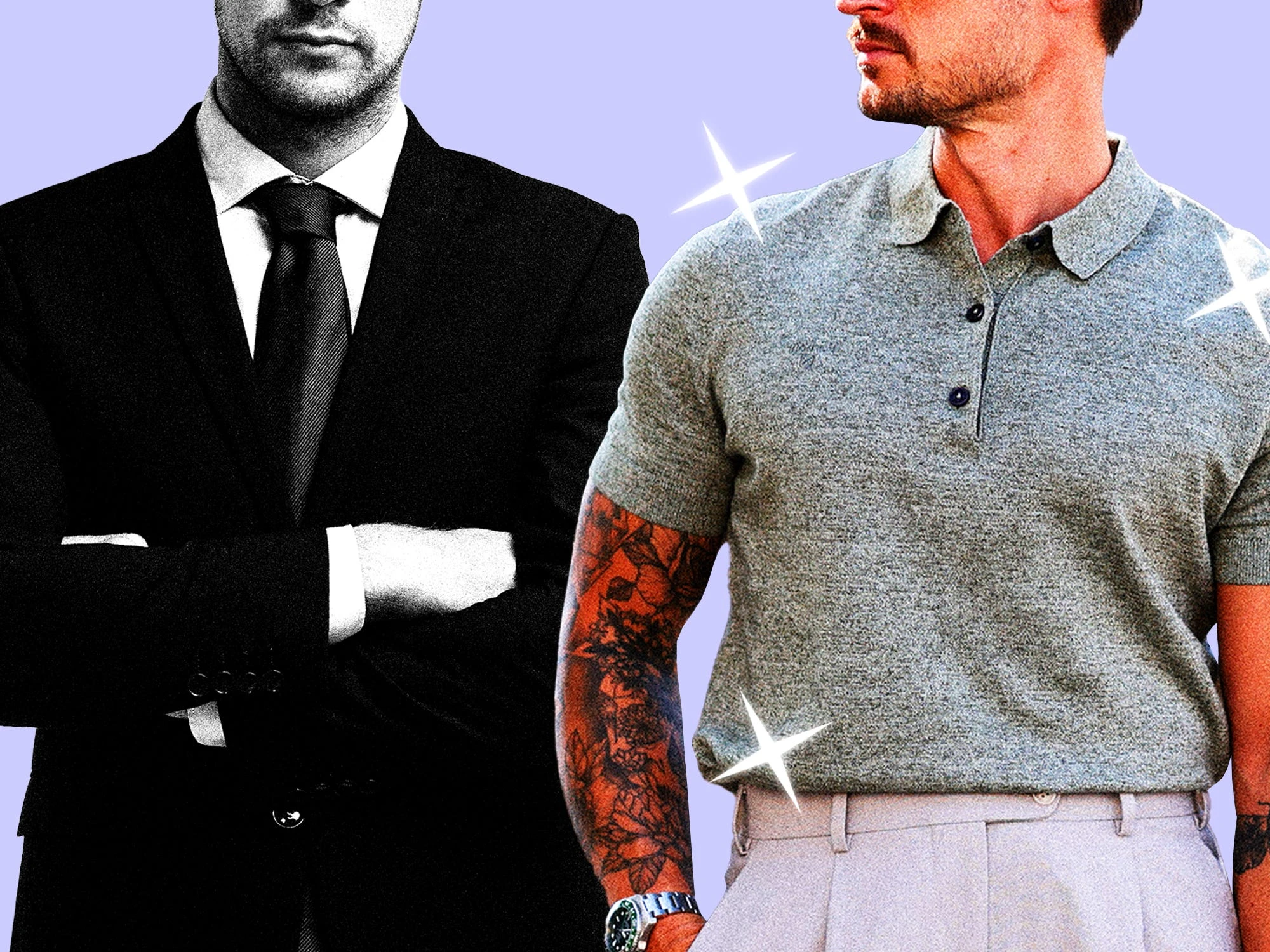 Men are ditching suits for loose pants, pricey tees, and tailored shorts in the return-to-office era