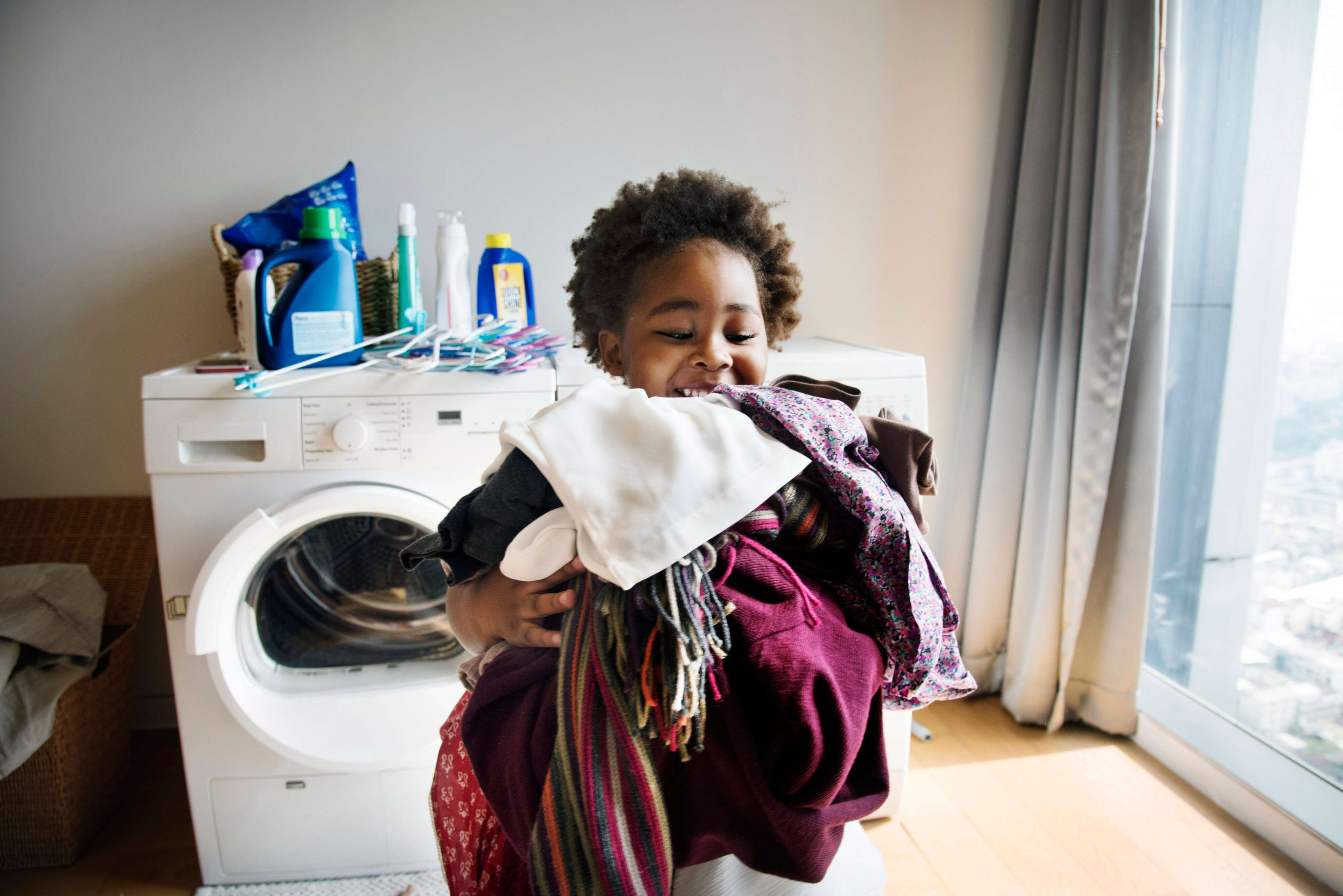 I've taught my sons how to do laundry and sew their clothes. I want them to be equal partners if they ever get married.