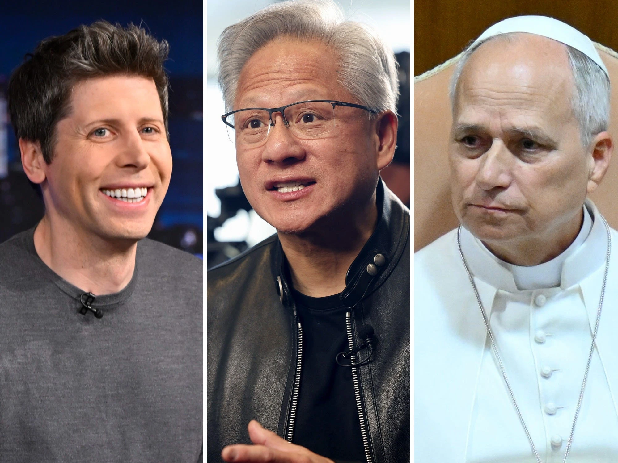 The pope, Sam Altman, and Nvidia's Jensen Huang have something in common: They all just said reasonable things about AI.