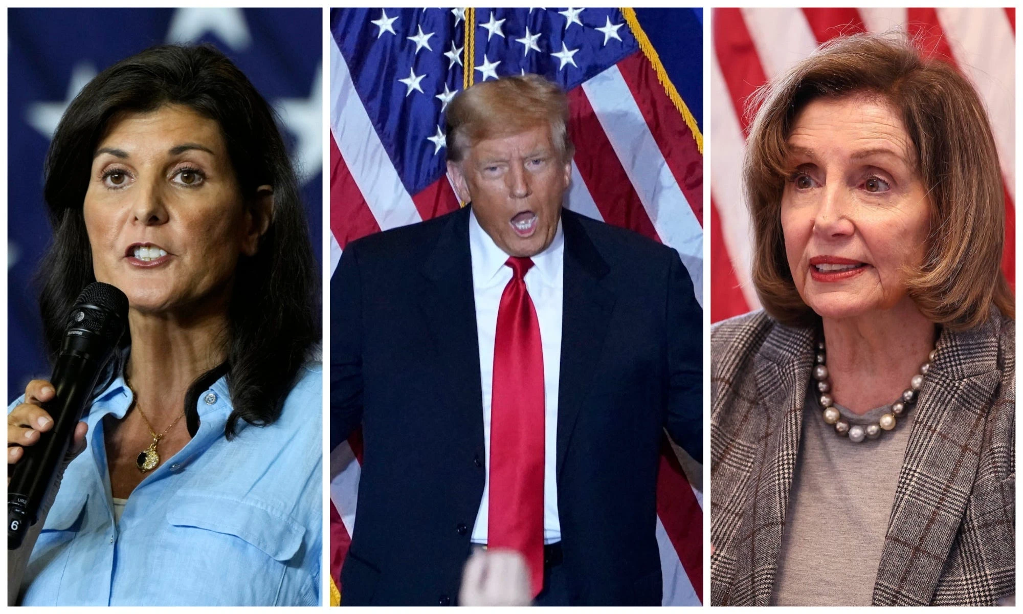 Trump bizarrely blamed Nikki Haley for security lapses on Jan. 6, apparently mixing her up with Nancy Pelosi