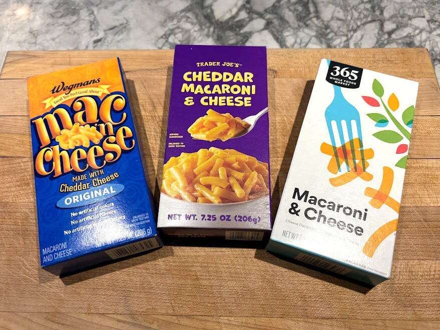 My 4-year-old and I tried boxed mac and cheese from Trader Joe's, Whole Foods, and Wegmans to find the best one