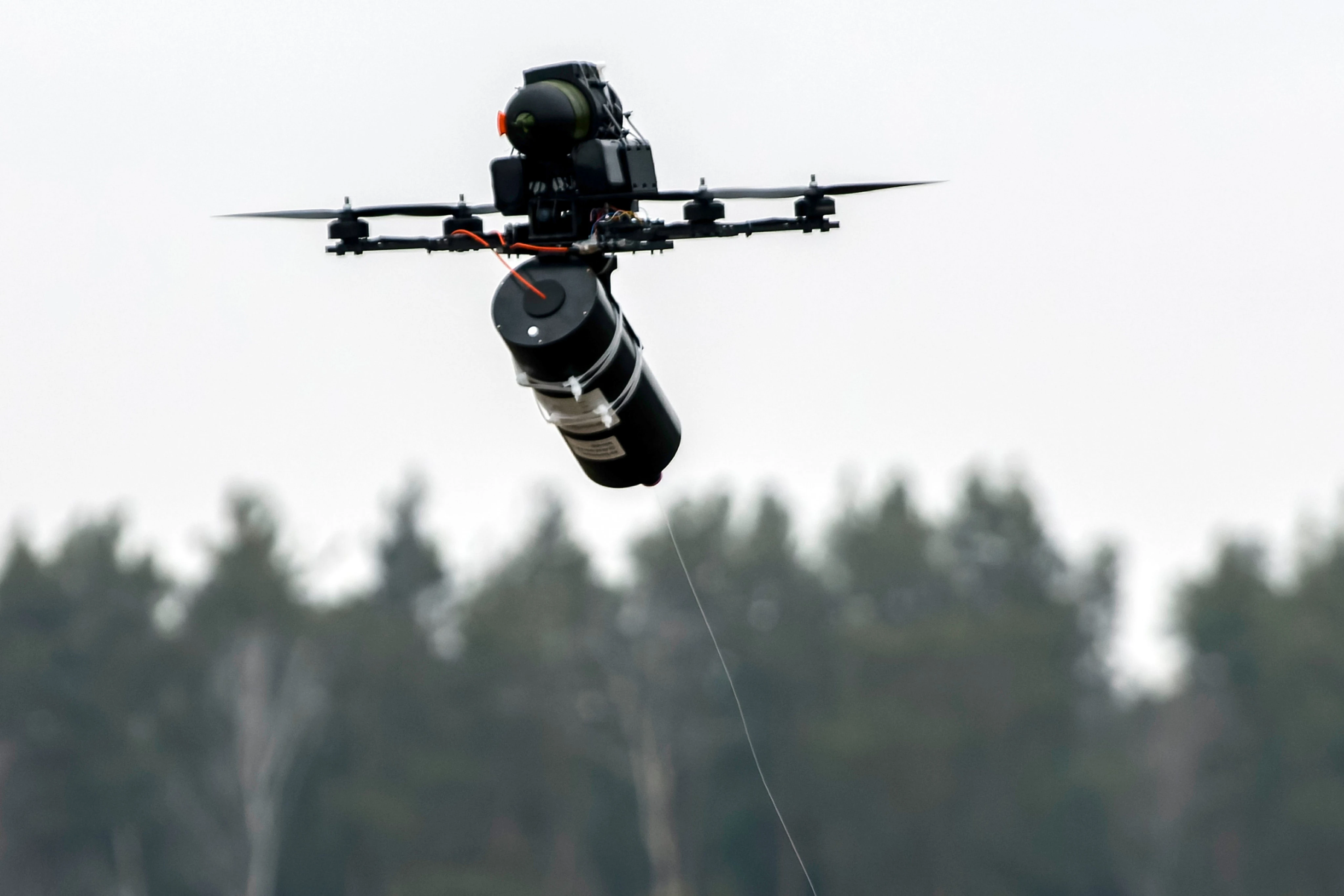 Unjammable fiber-optic drones are taking over and turning Ukrainian forests into spiderwebs of wires, video shows