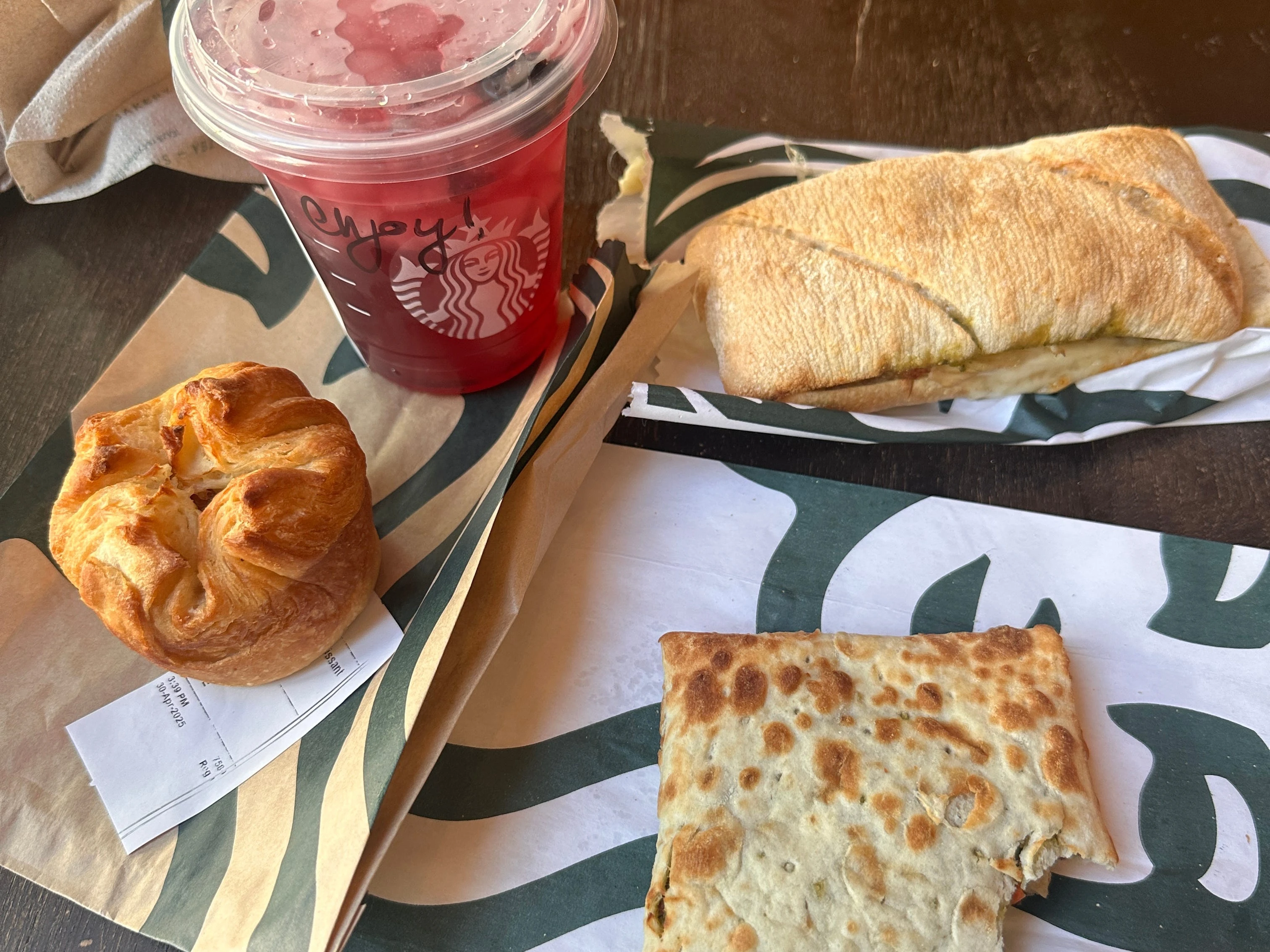 Starbucks wants to add an afternoon snack menu. I'm hungry — I can see why.
