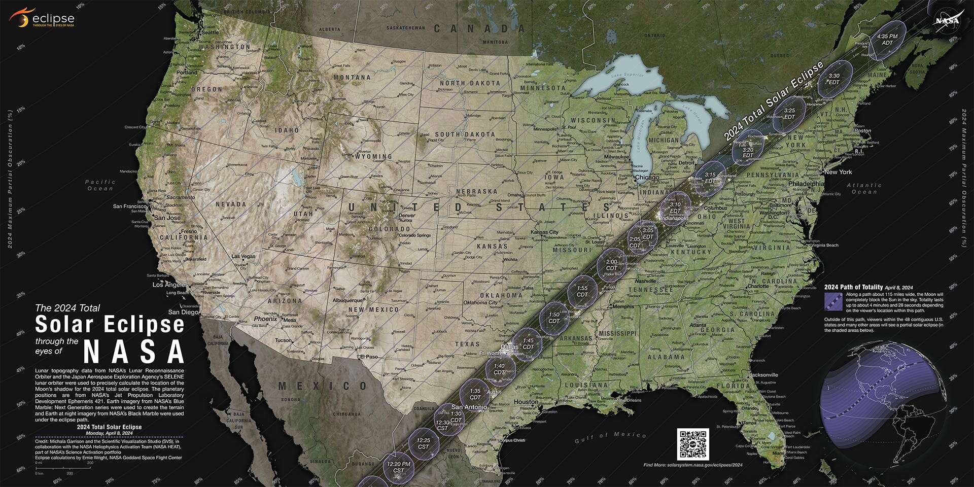 The eclipse will affect solar power in states like California that are far outside the path of totality 