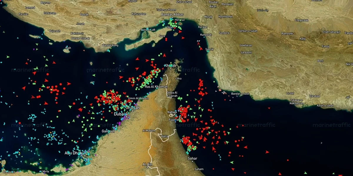 Tensions are rising as ship traffic slows in the Strait of Hormuz