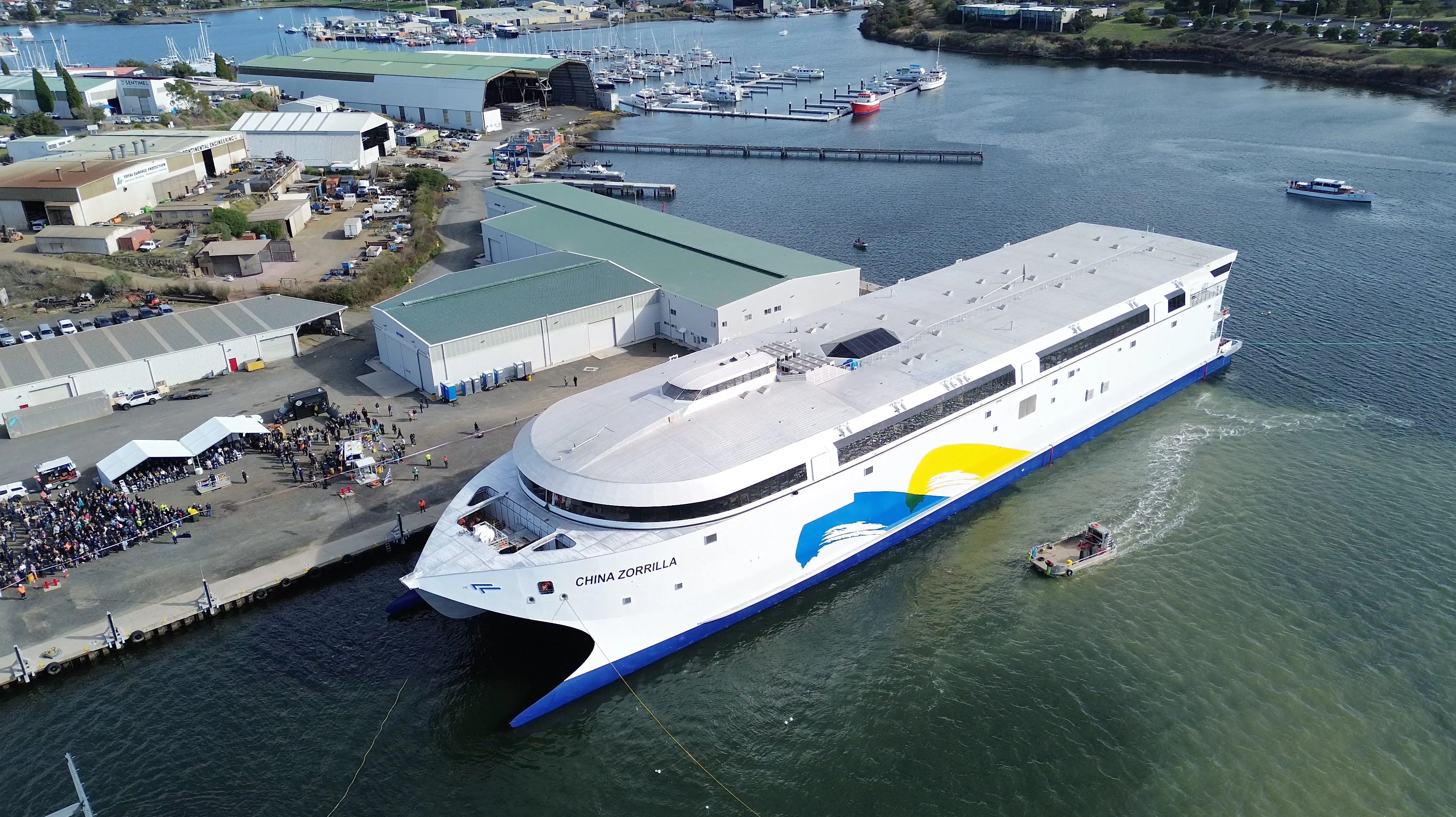 This 400-foot electric ferry is powered by 275 tons of batteries. Its manufacturer calls it a 'giant leap forward' for shipping