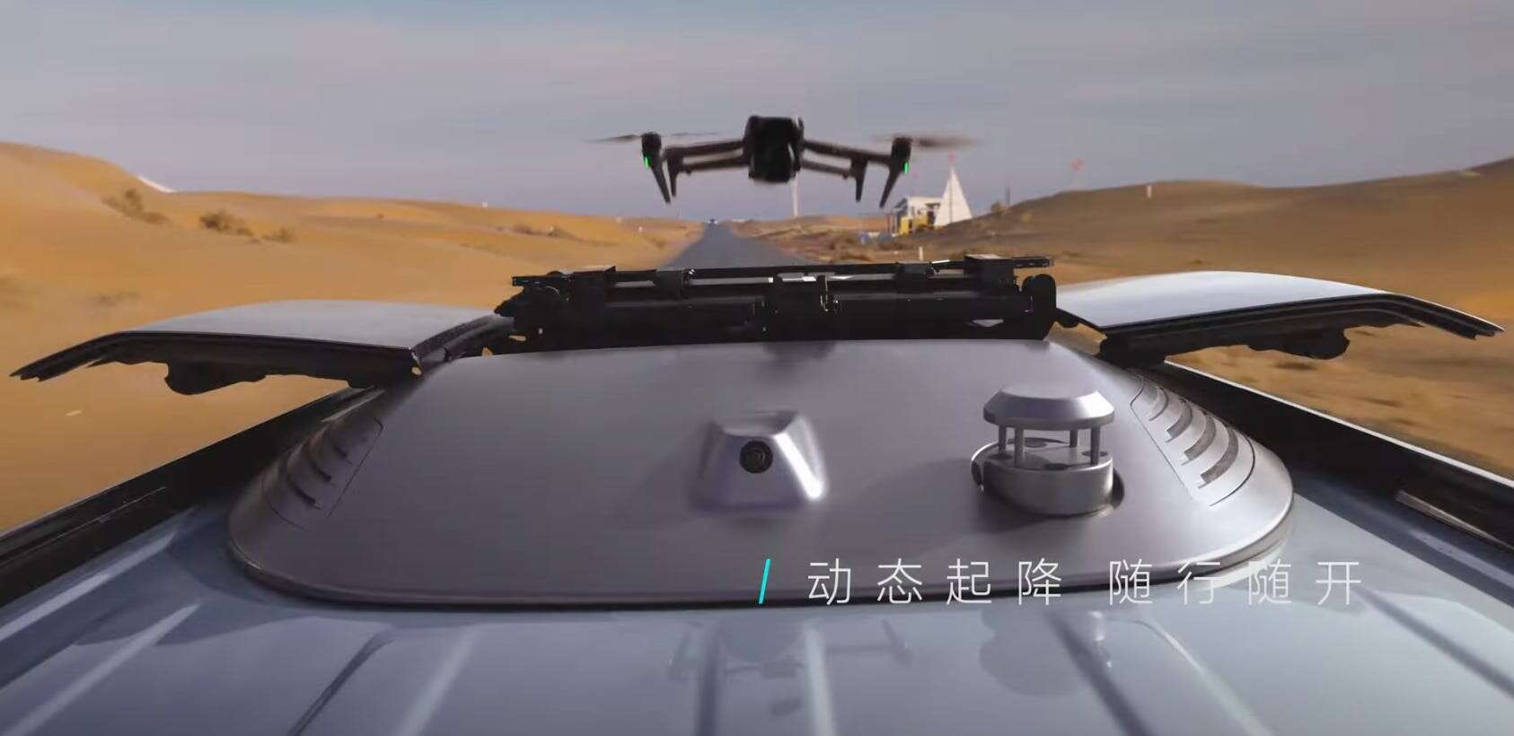 BYD's latest challenge to Tesla is a drone on the roof