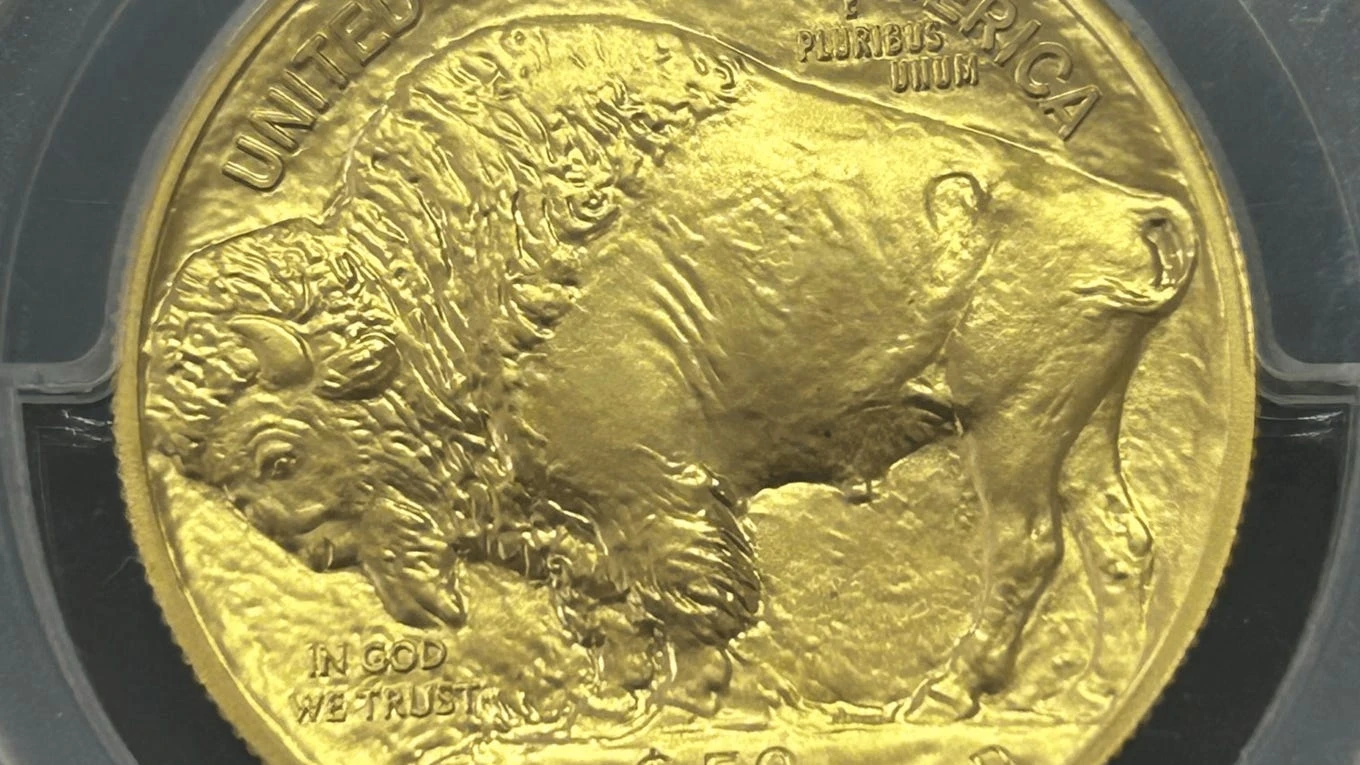 Delighted charity workers found a solid gold American Buffalo coin worth $1,800, discovered in a collection can in Scotland       