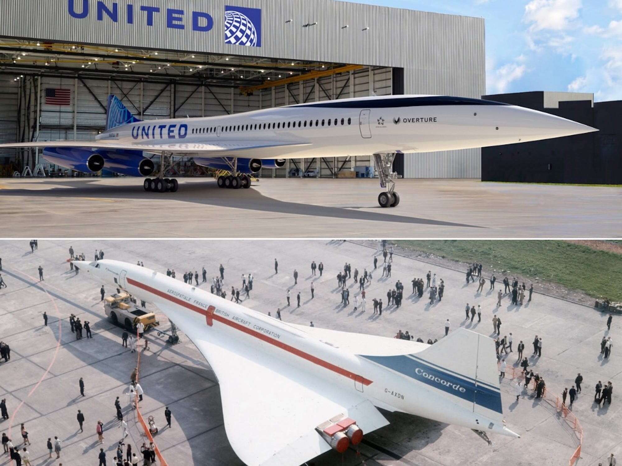 A startup says it can fly supersonic without the noisy boom. Here's how its airliner would compare to the famous Concorde.