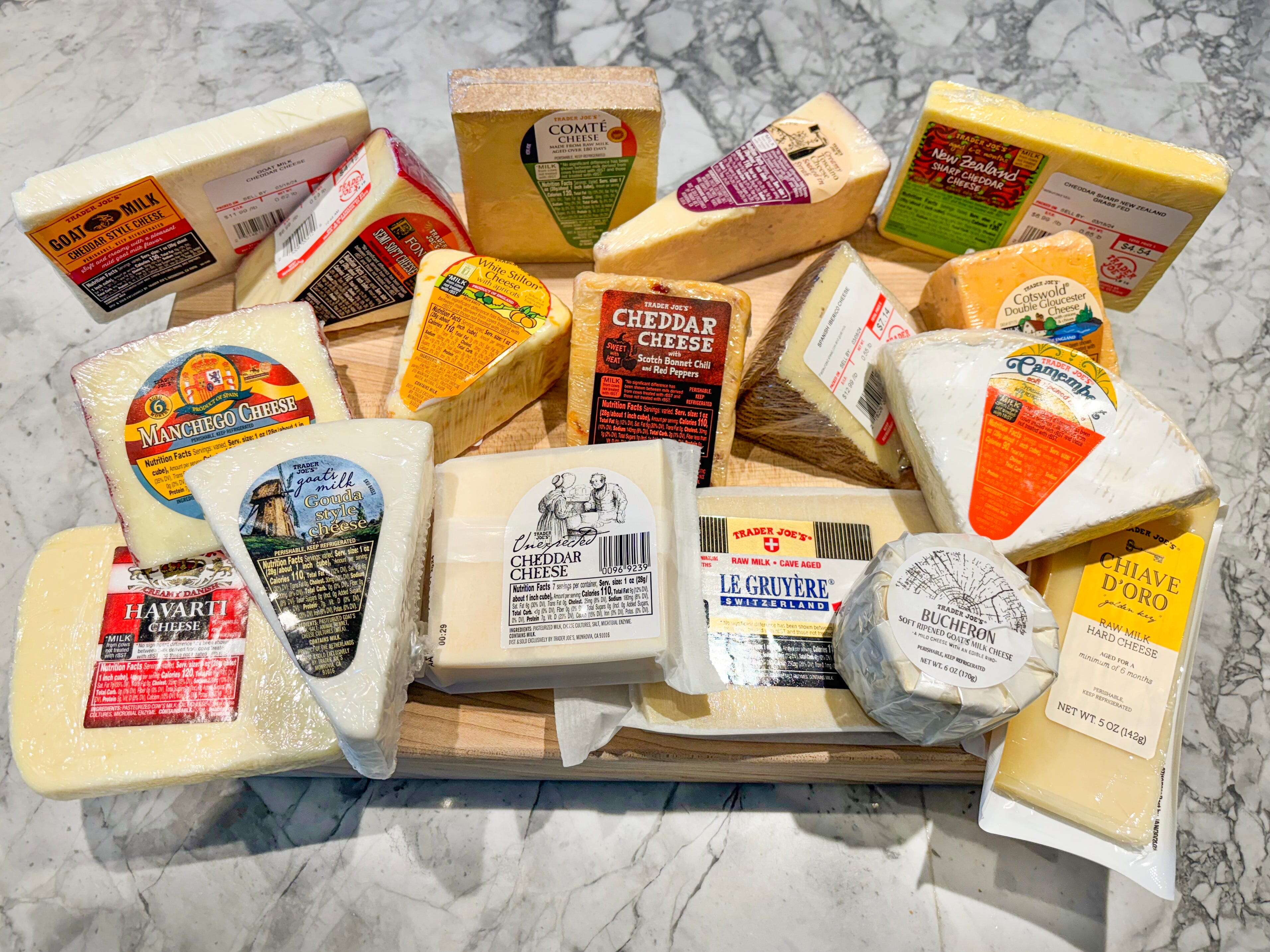 I tried and ranked every cheese I could find at Trader Joe's. I'd buy almost all of them again.