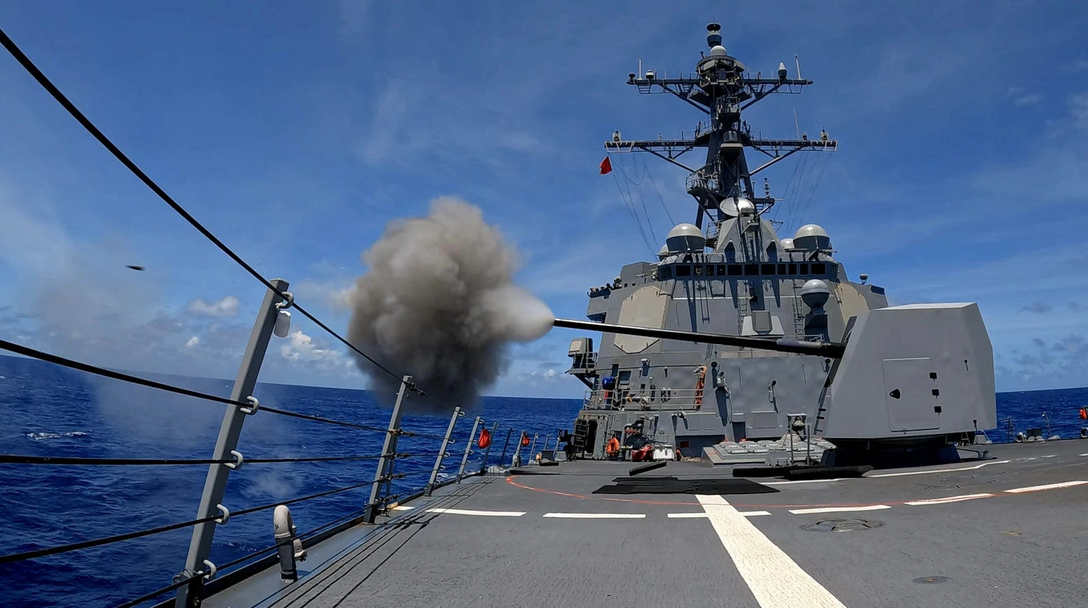 Trump tells US Navy warships to 'shoot' any Iranian boats laying mines as the mission to clear the Strait of Hormuz ramps up