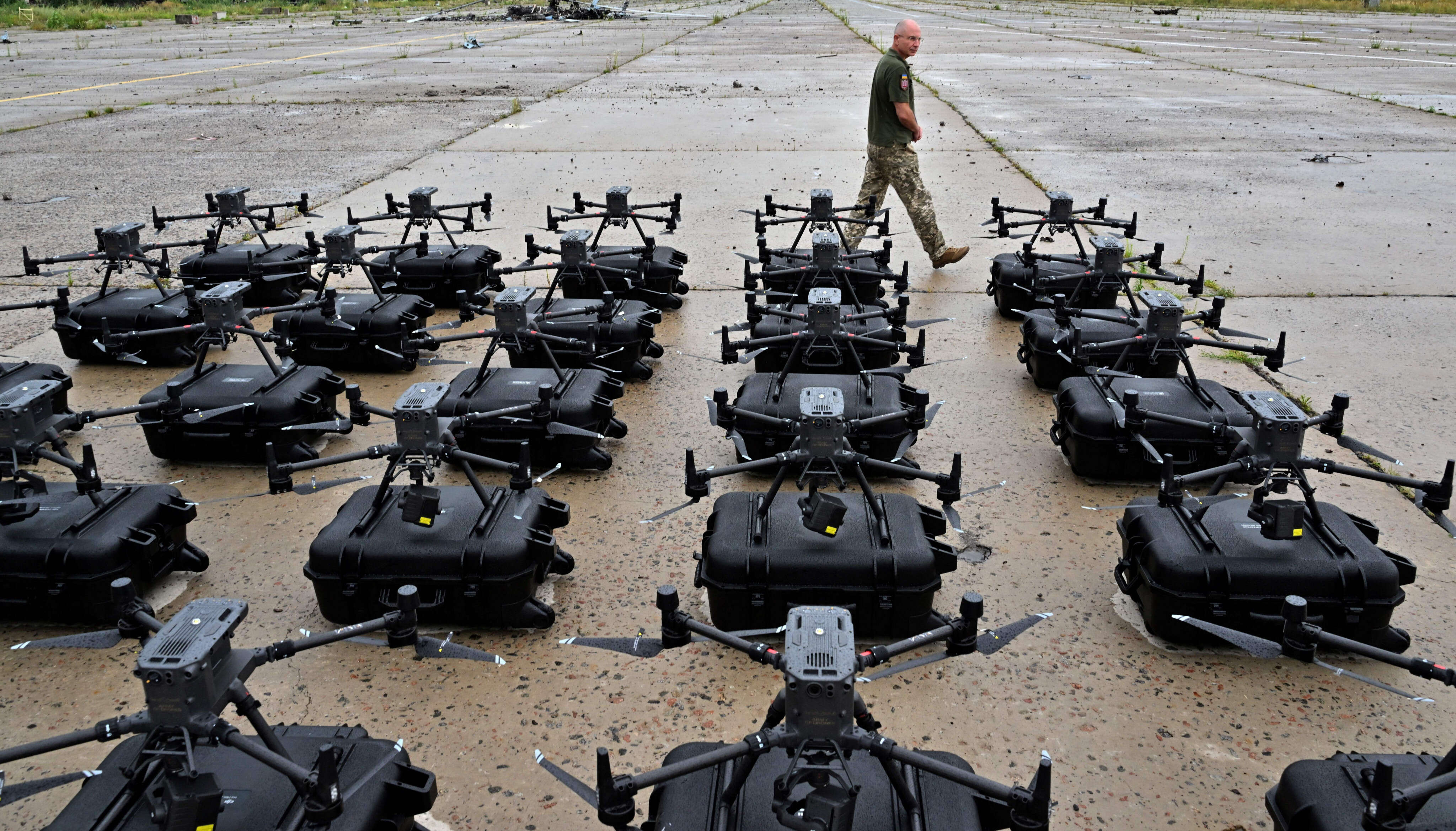 Drones have taken over the war in Ukraine, sometimes fighting each other and running supplies like soldiers