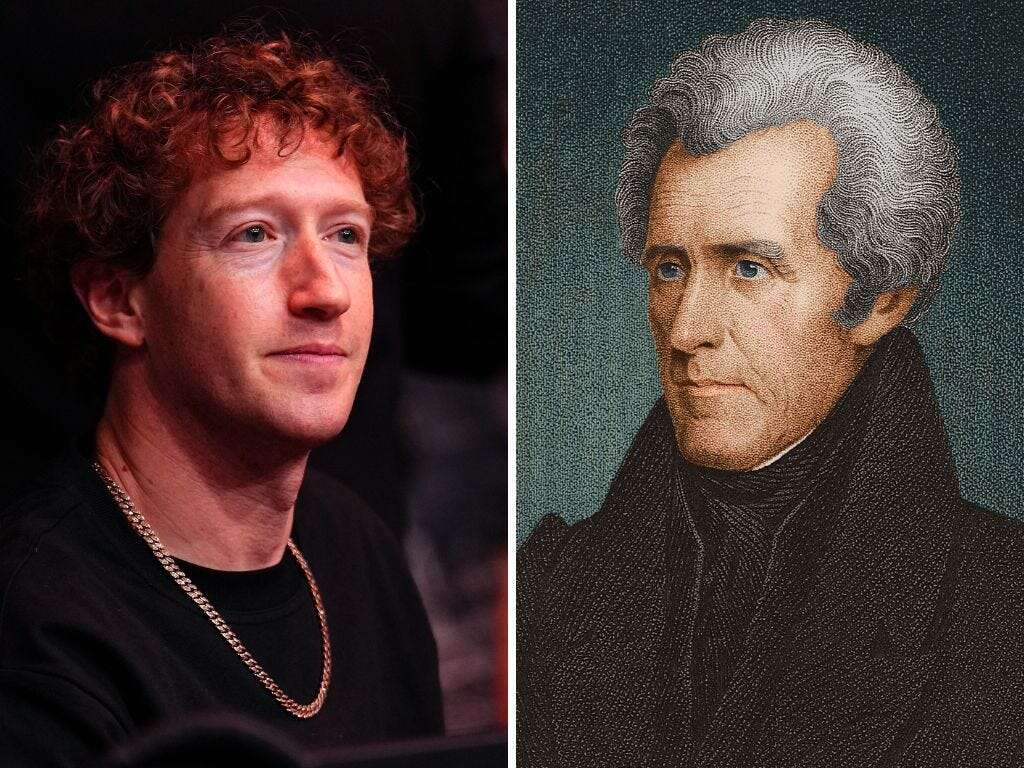 Mark Zuckerberg once told an employee his favorite president was Andrew Jackson because he was a ruthless populist who got stuff done, per new book