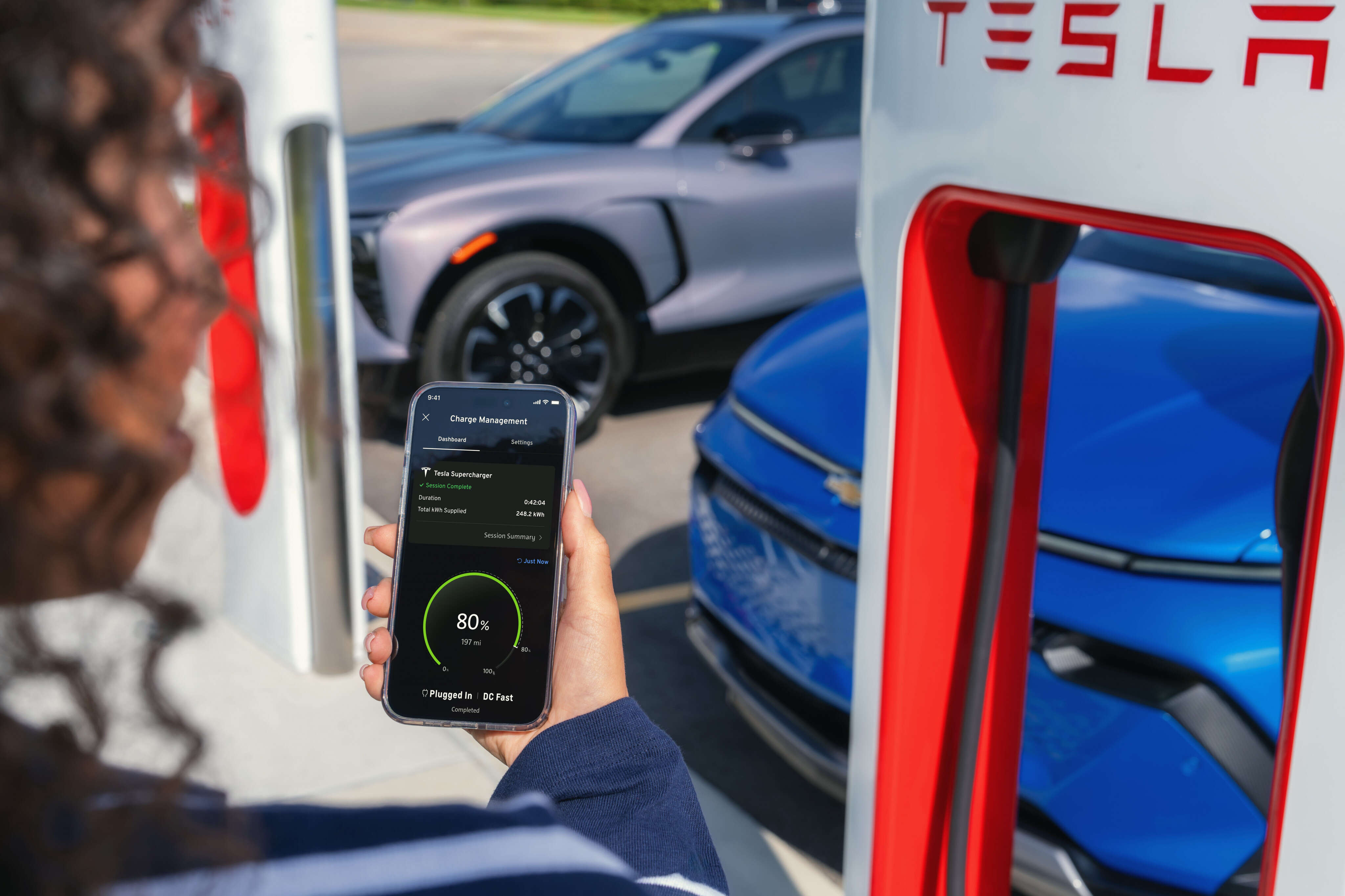 GM's EV drivers are finally getting access to the Tesla Supercharger network 