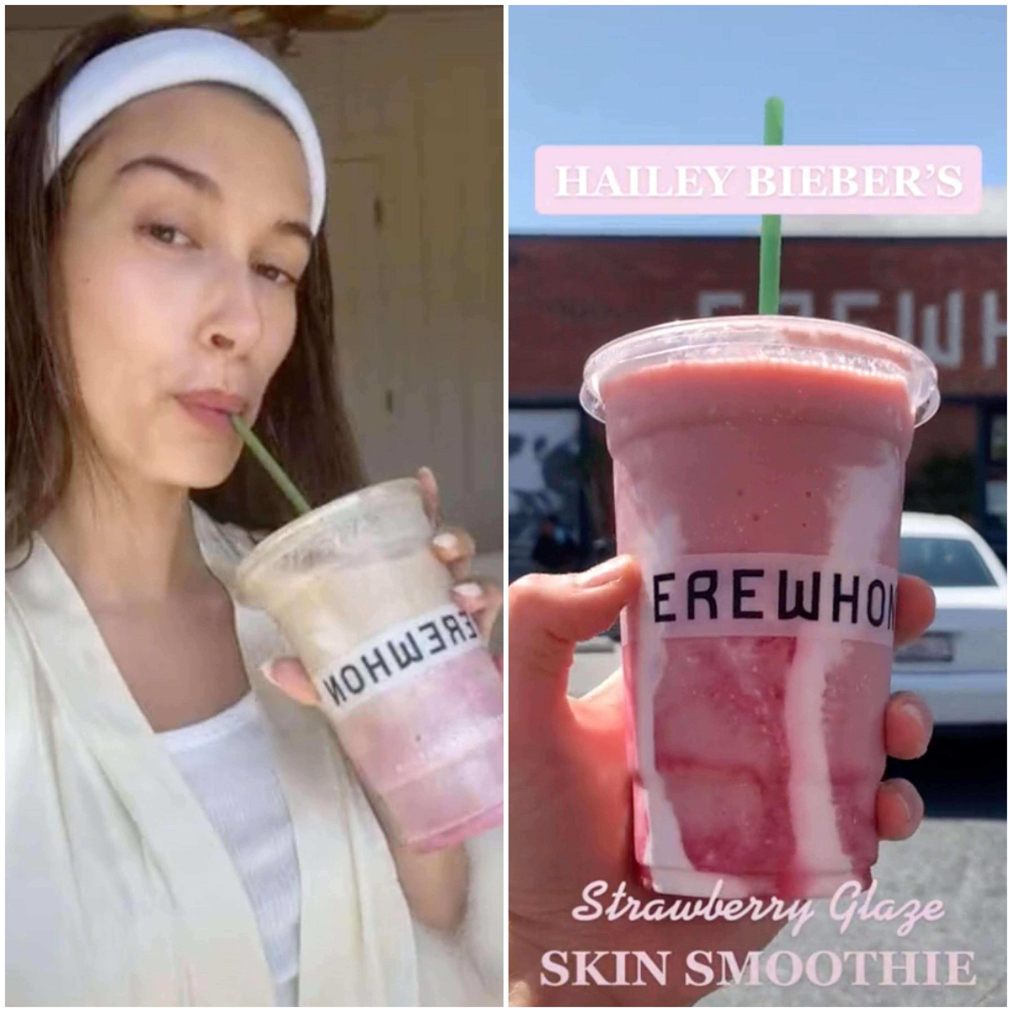 Luxury grocer Erewhon sells 40,000 Hailey Bieber's Strawberry Skin Glaze smoothies a month