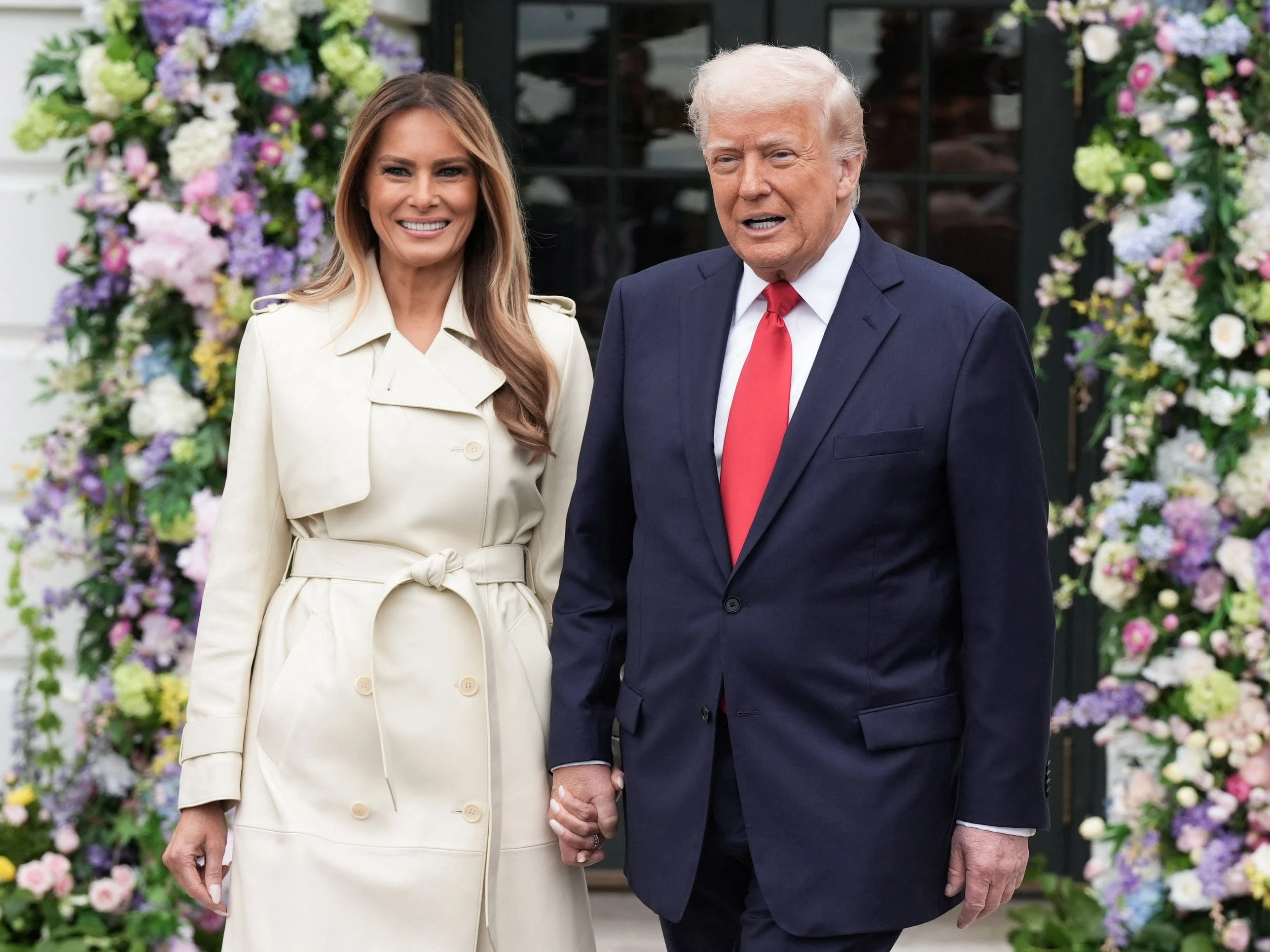 Photos show every time Melania Trump has appeared at a public White House event this year