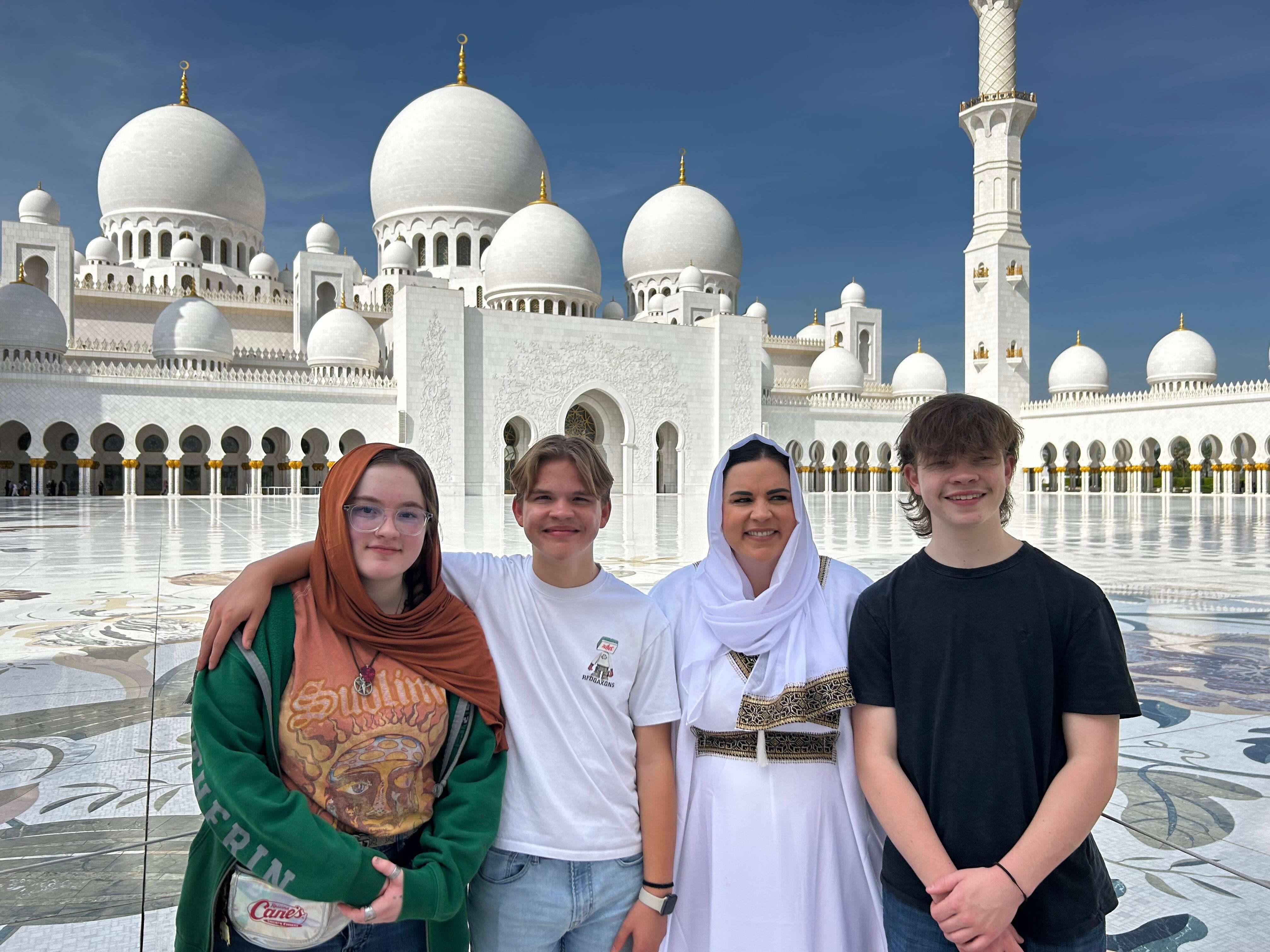 I moved from Idaho to Dubai with 3 teenagers. It was challenging as a single mom, but it was worth it.