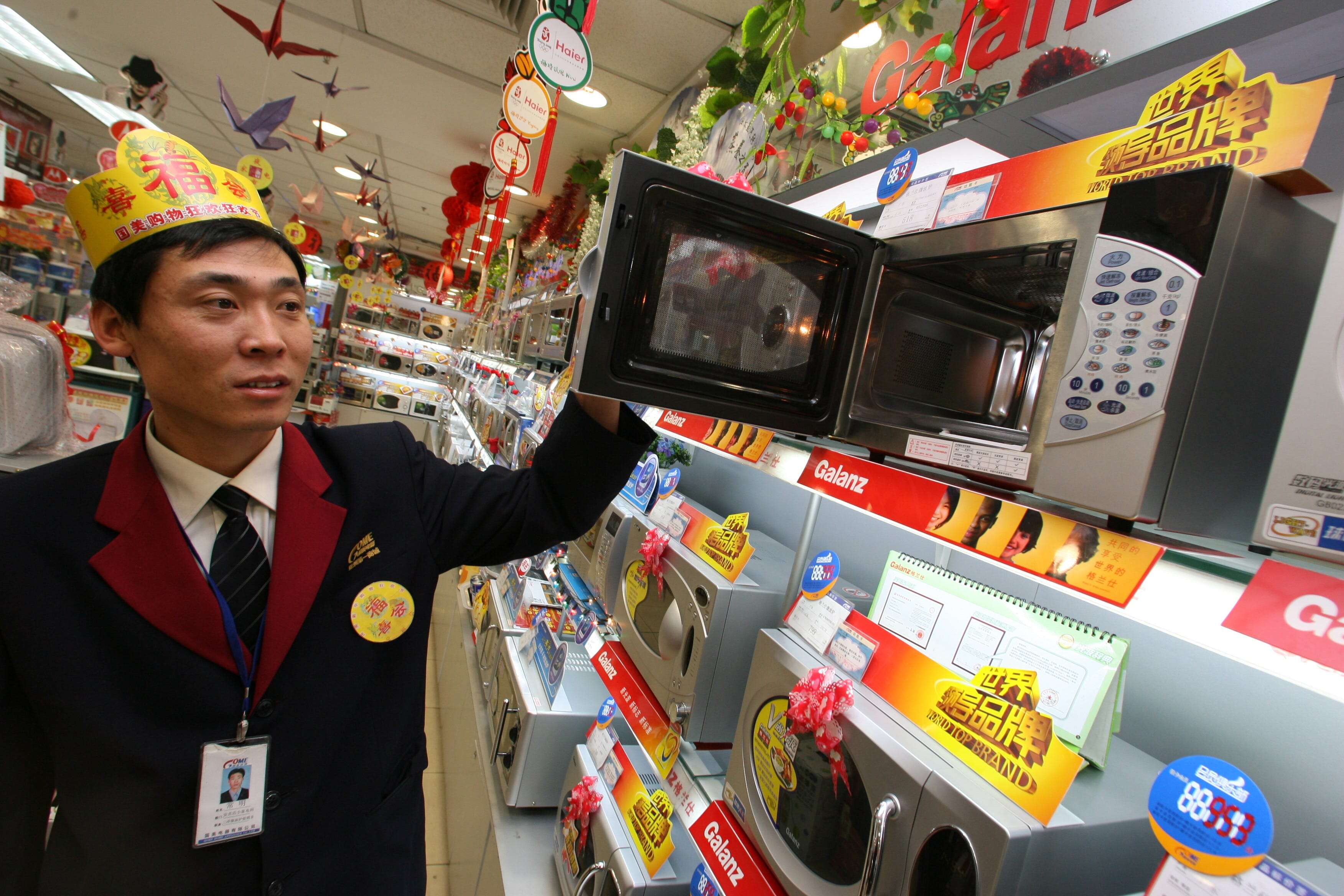 Beijing is subsidizing everything from microwaves to dishwashers to get people to spend more money