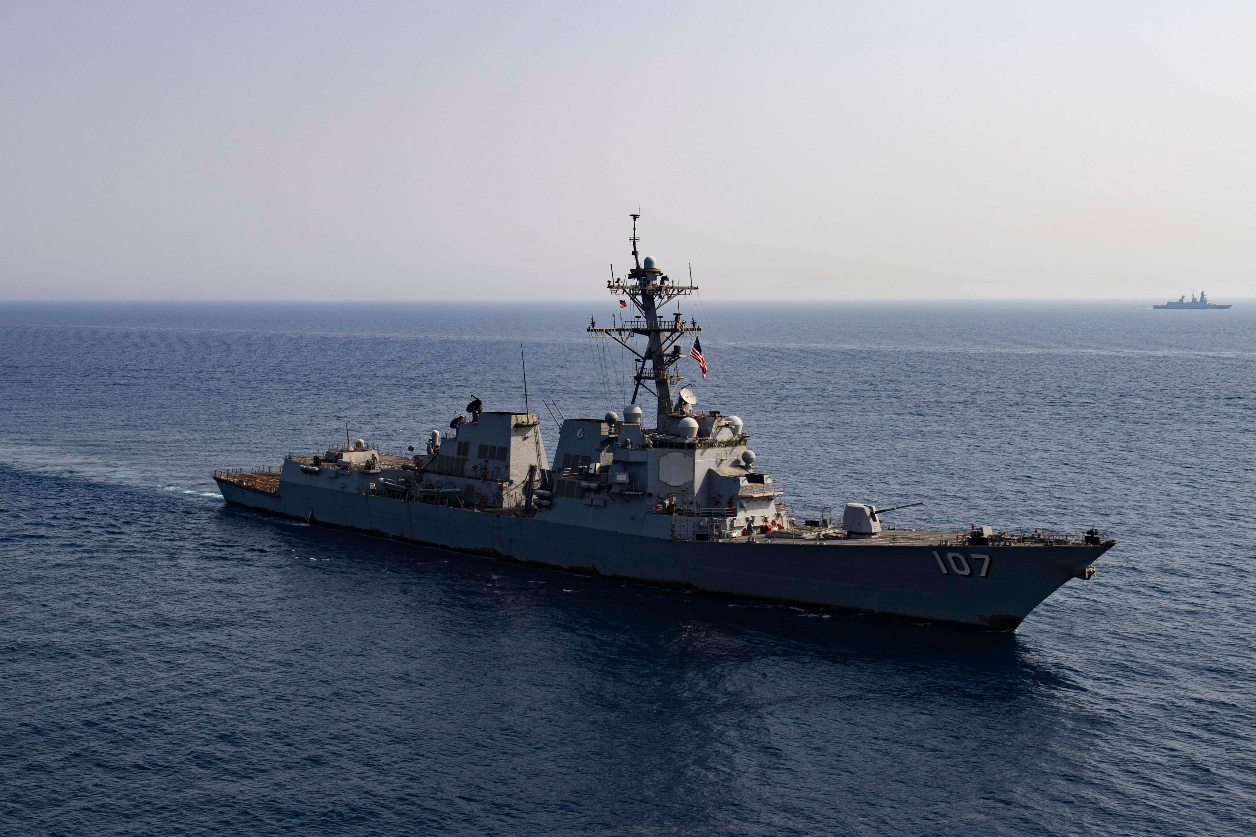 US Navy warships are stuck in a Red Sea battle they can't fight forever